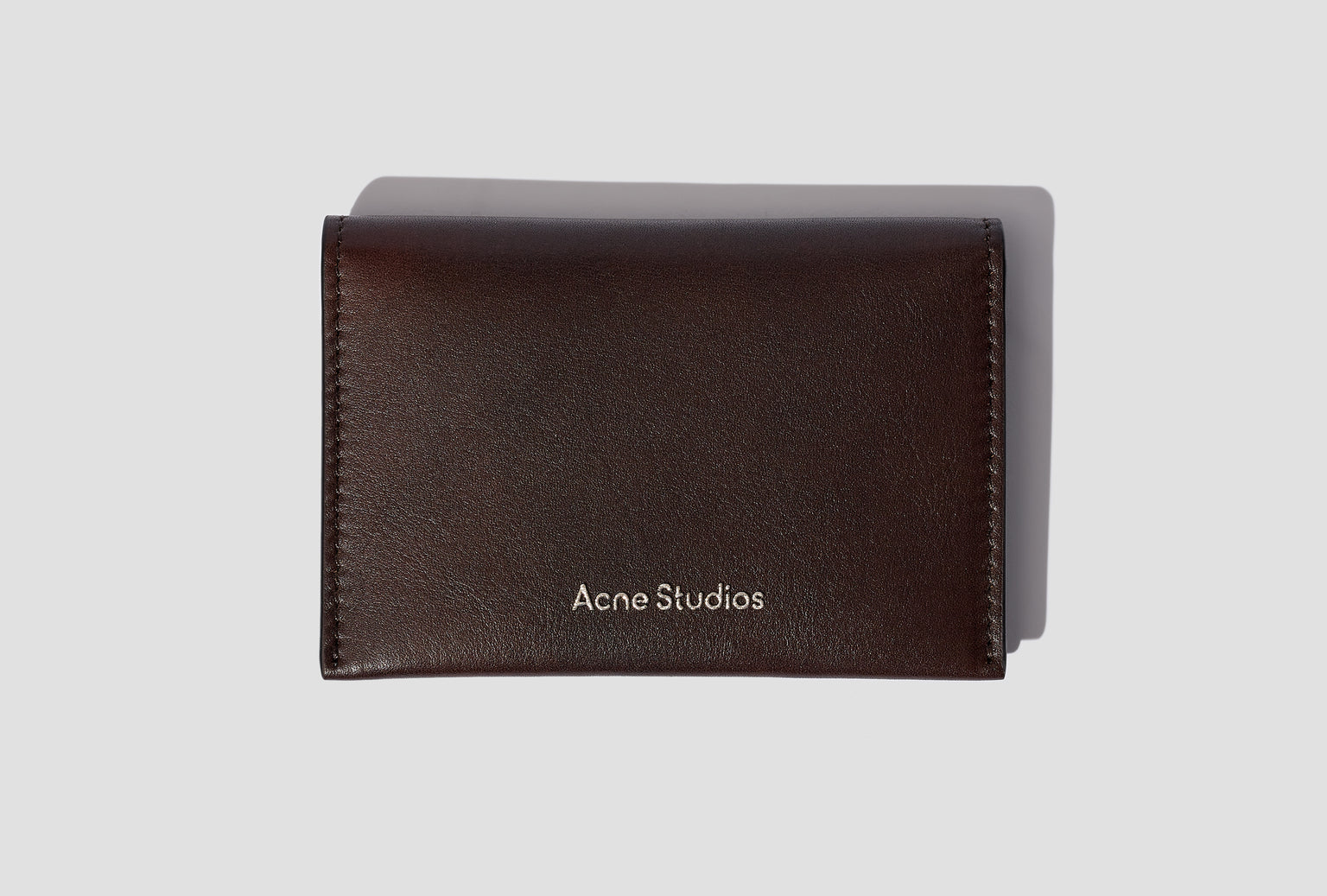 CARD HOLDER FLAP AGED CG0265 Dark brown