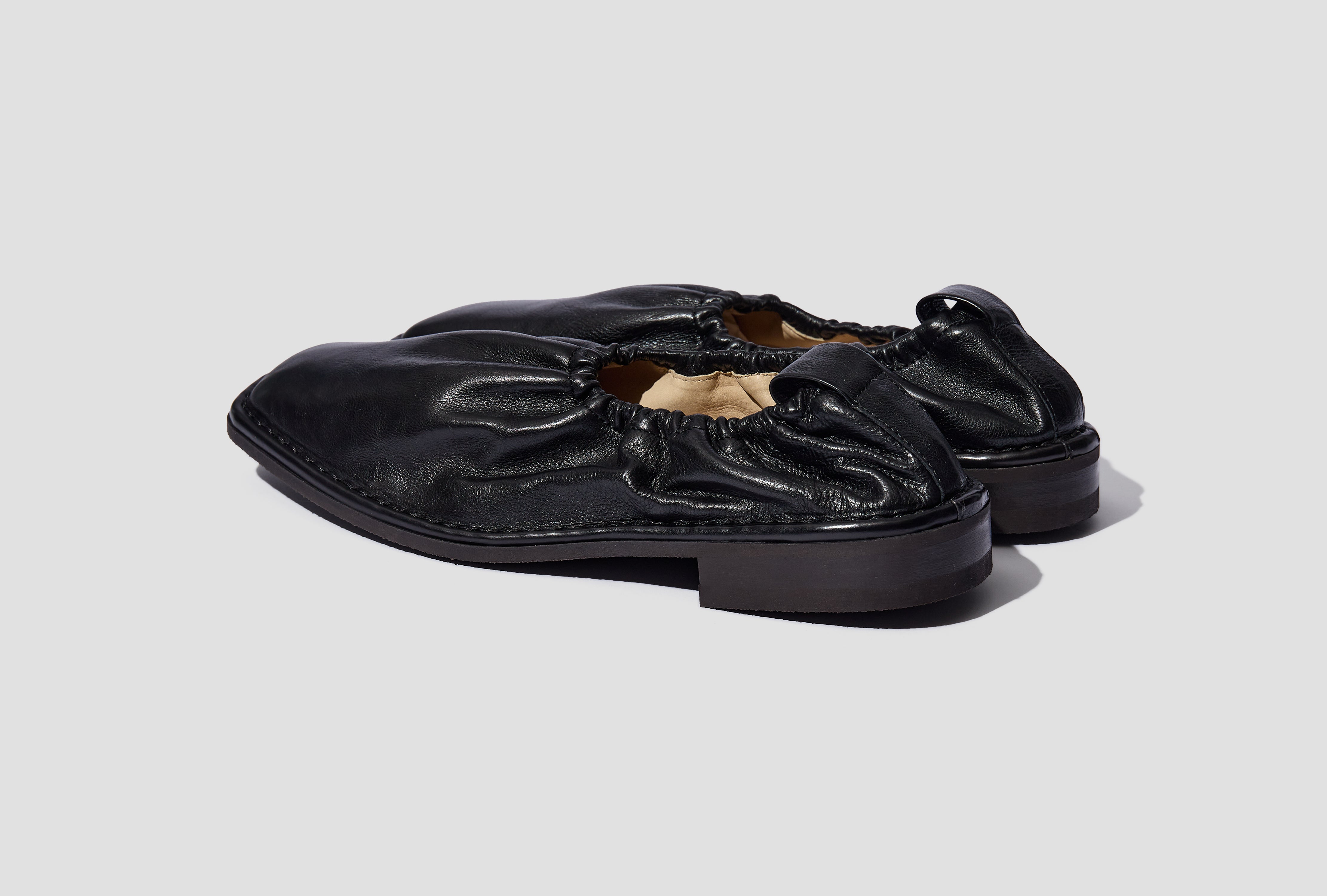 RUBBER SOLE LOAFER - SHINY LEATHER FO0110 LL0003 Black