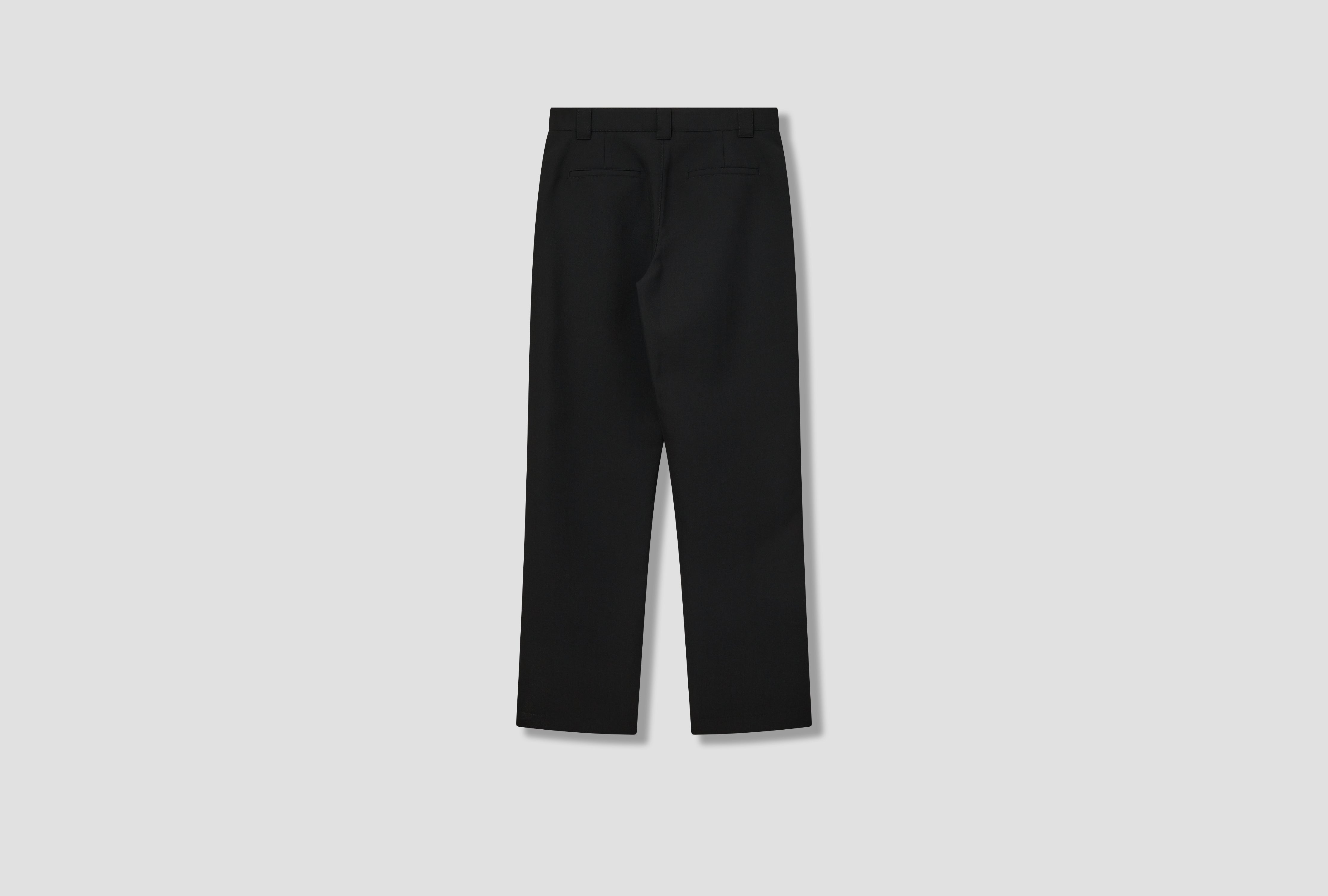 OFFICER PANT - CREPE WOOL 3-49T25 Black