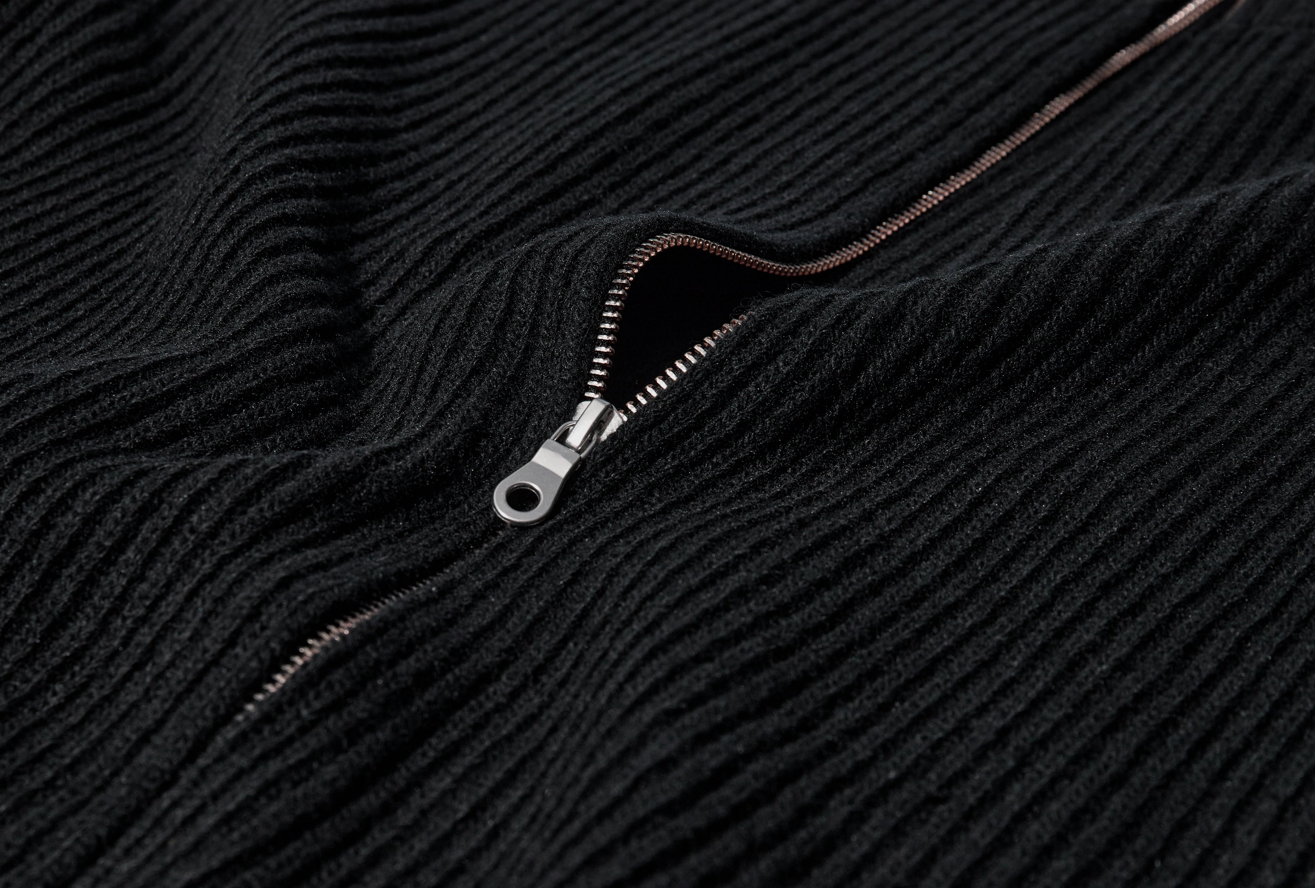 FULL ZIP - DRAINED 4-24K6 Black