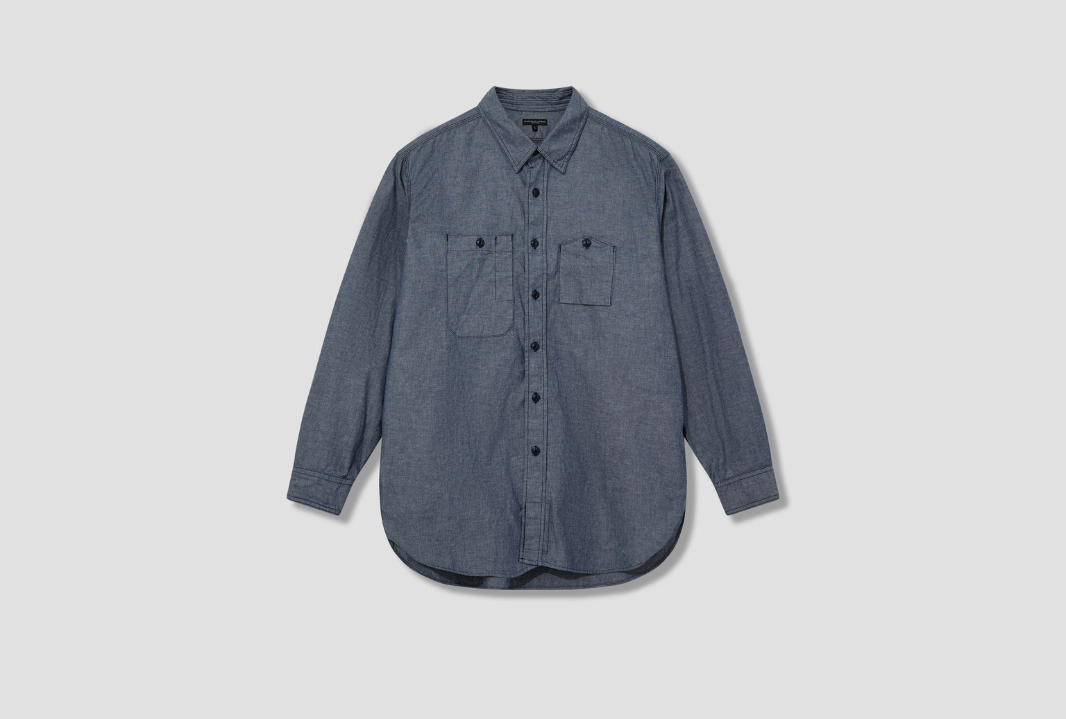 WORK SHIRT - INDIGO COTTON CHAMBRAY ZT194 / 24F1A007