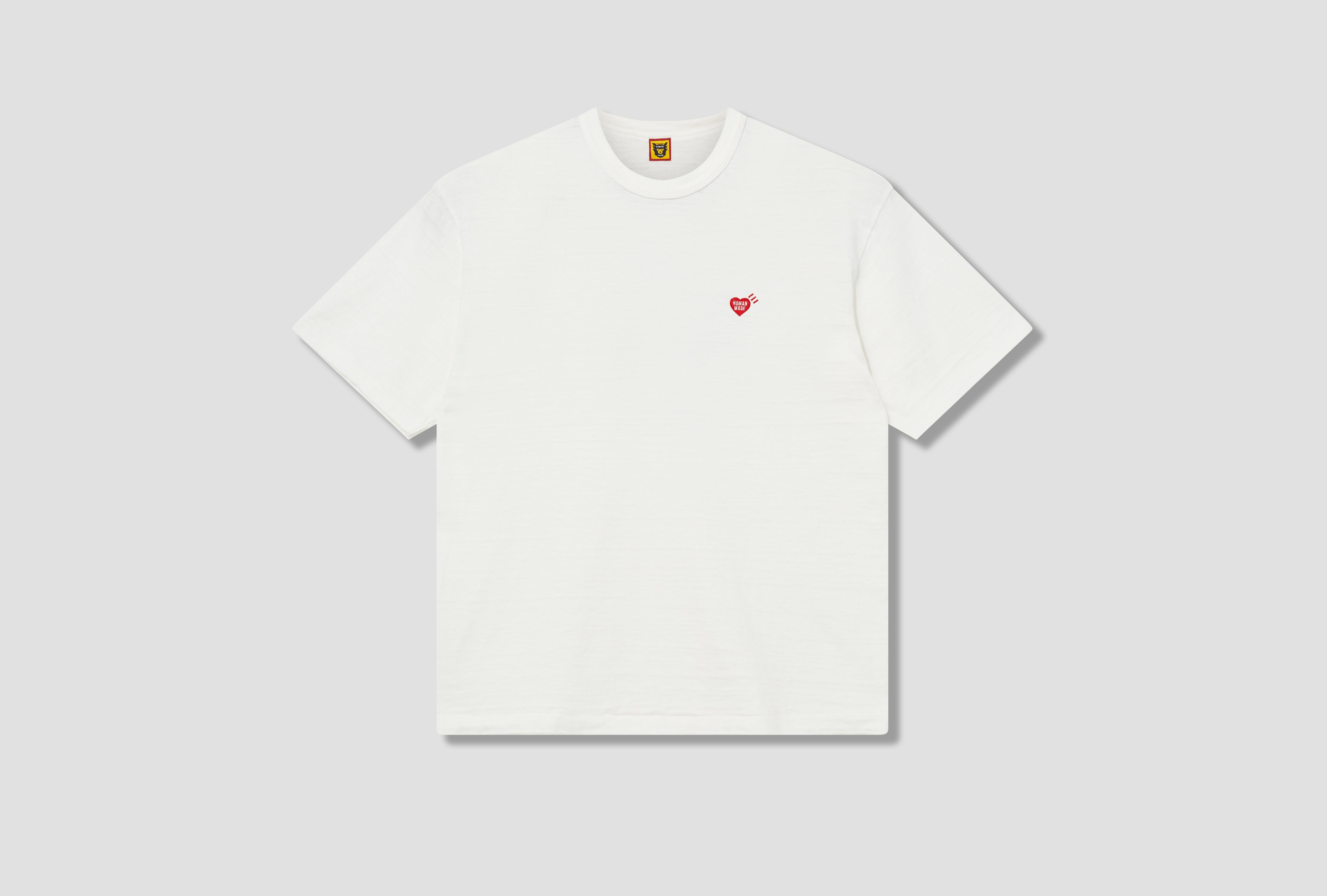 HEART BADGE T-SHIRT HM28CS030 White