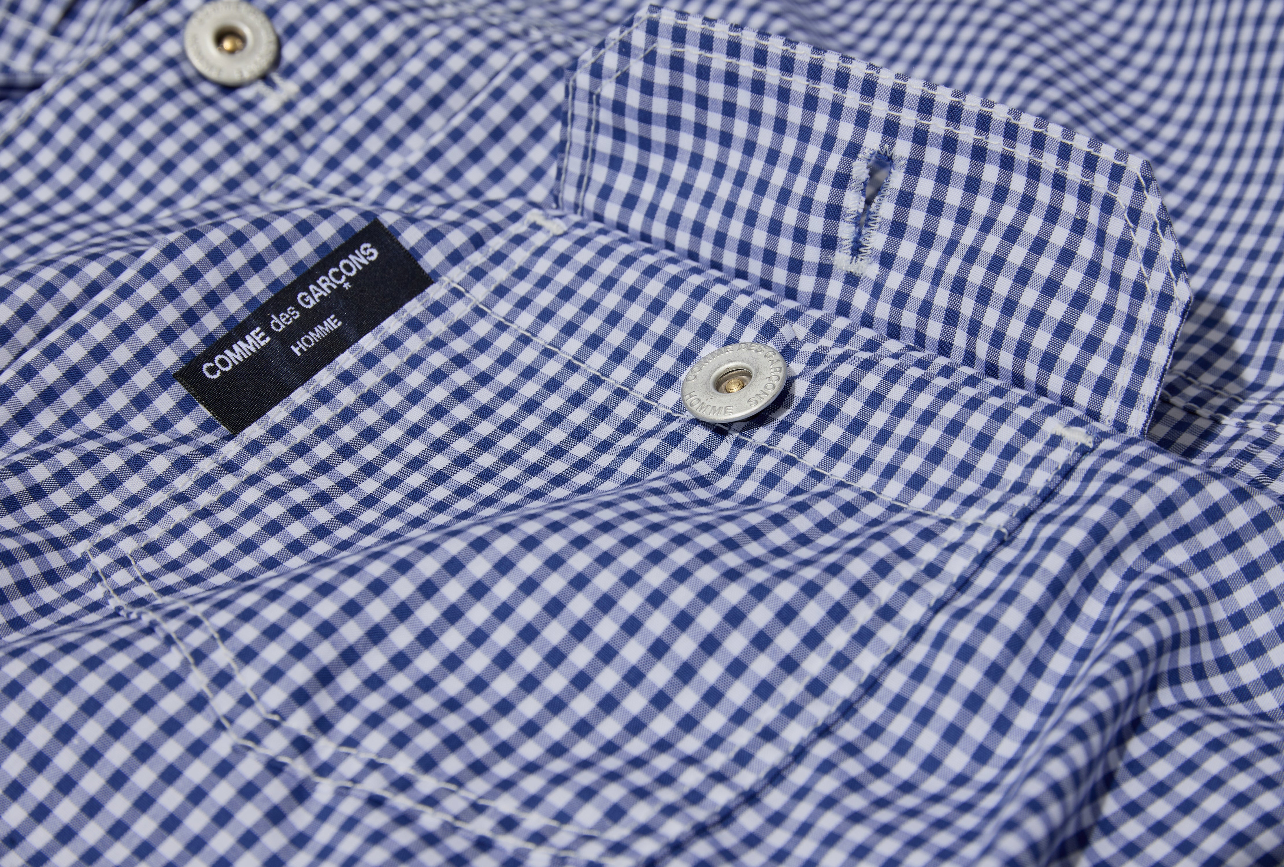 COTTON CHECK HN-B015-W24 Navy