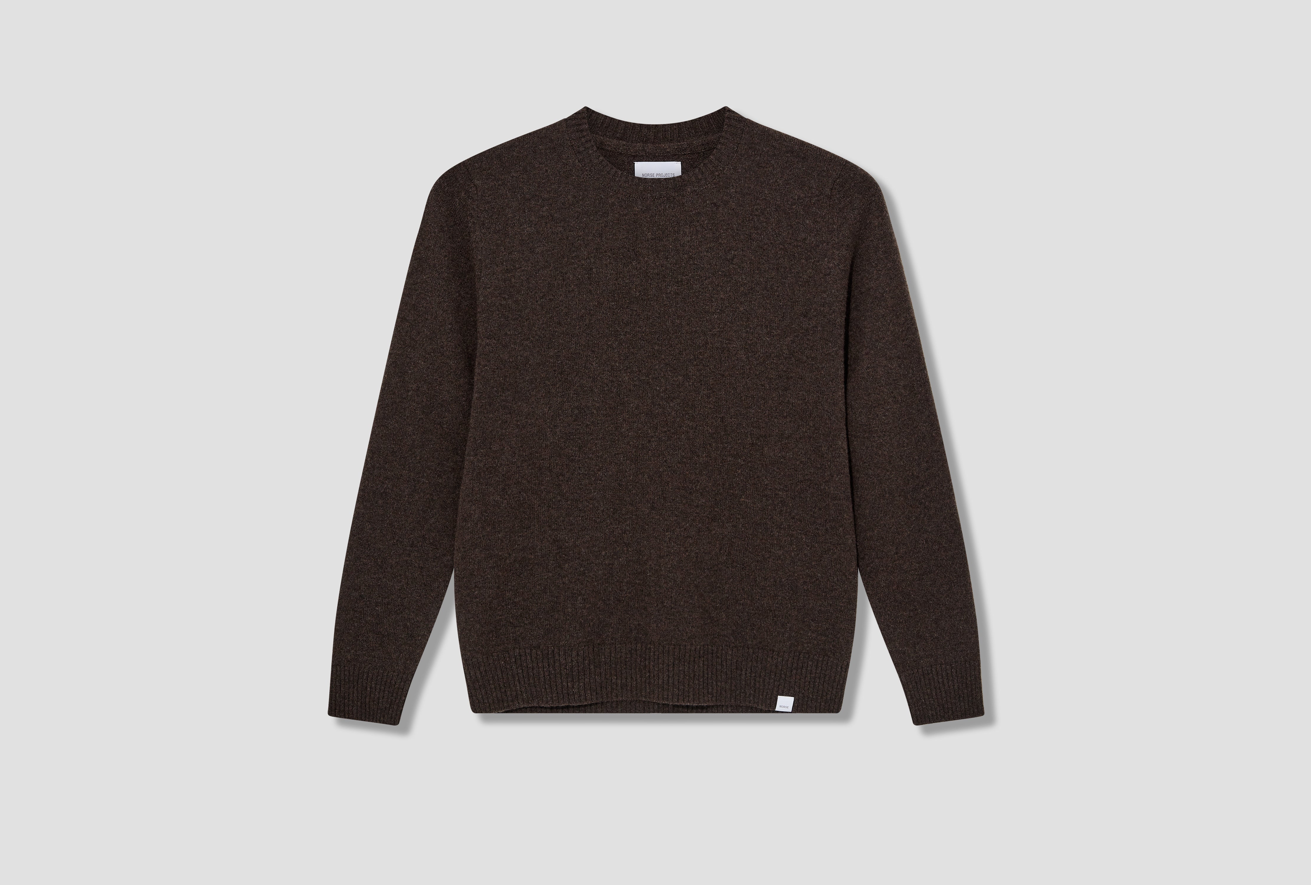 NORSE STANDARD MERINO LAMBSWOOL SWEATER N45-0620 Brown