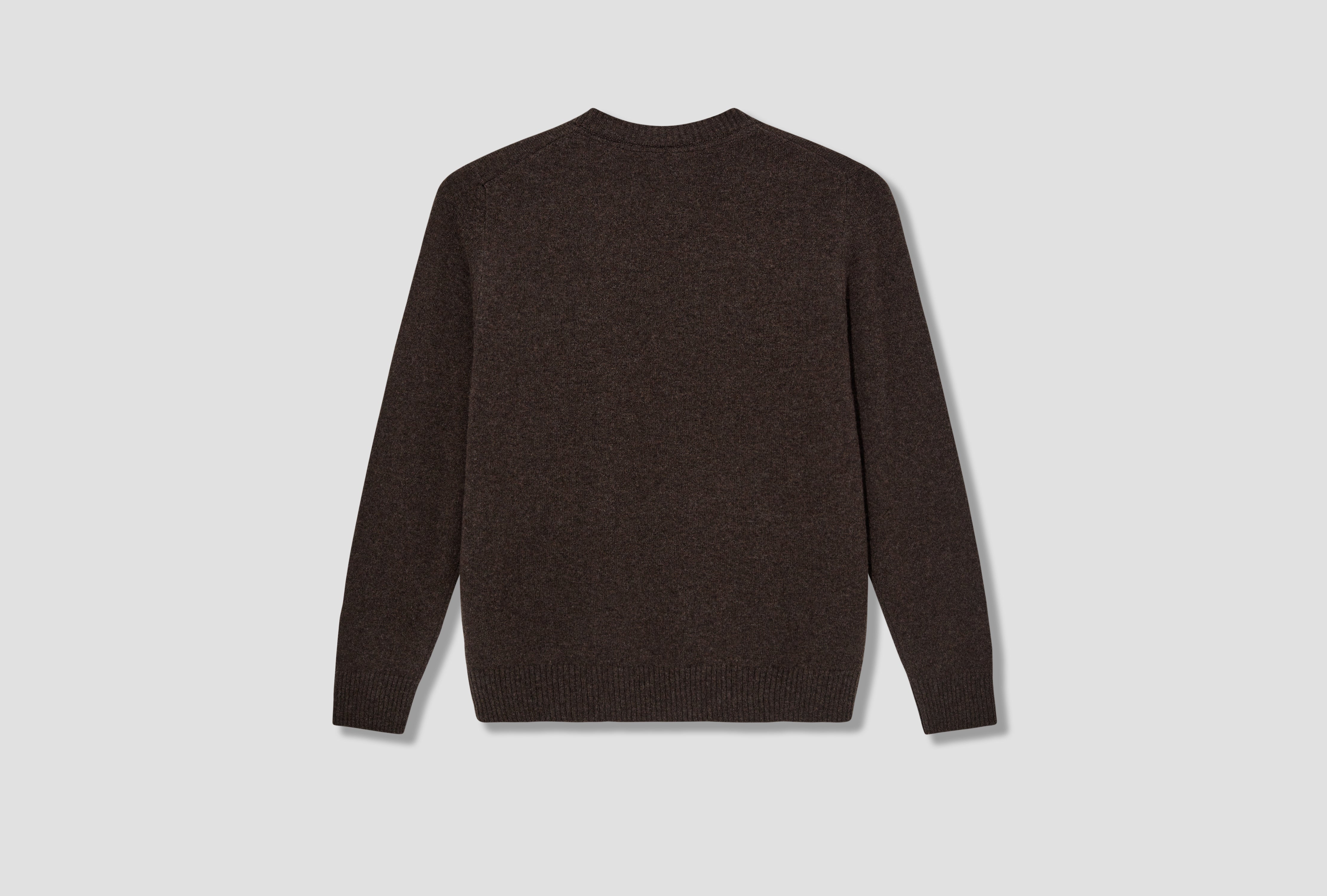 NORSE STANDARD MERINO LAMBSWOOL SWEATER N45-0620 Brown