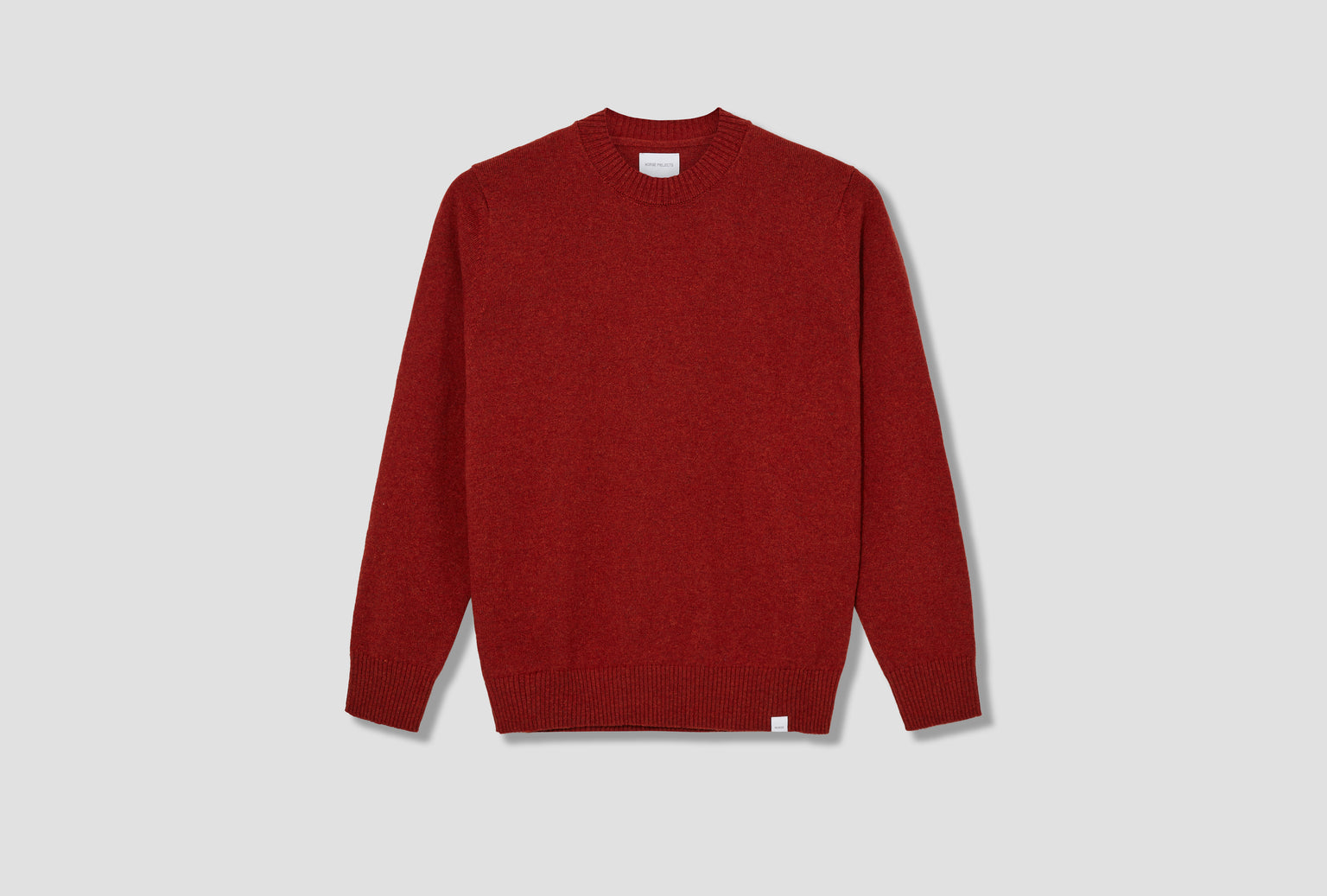 NORSE STANDARD MERINO LAMBSWOOL SWEATER N45-0620 Red