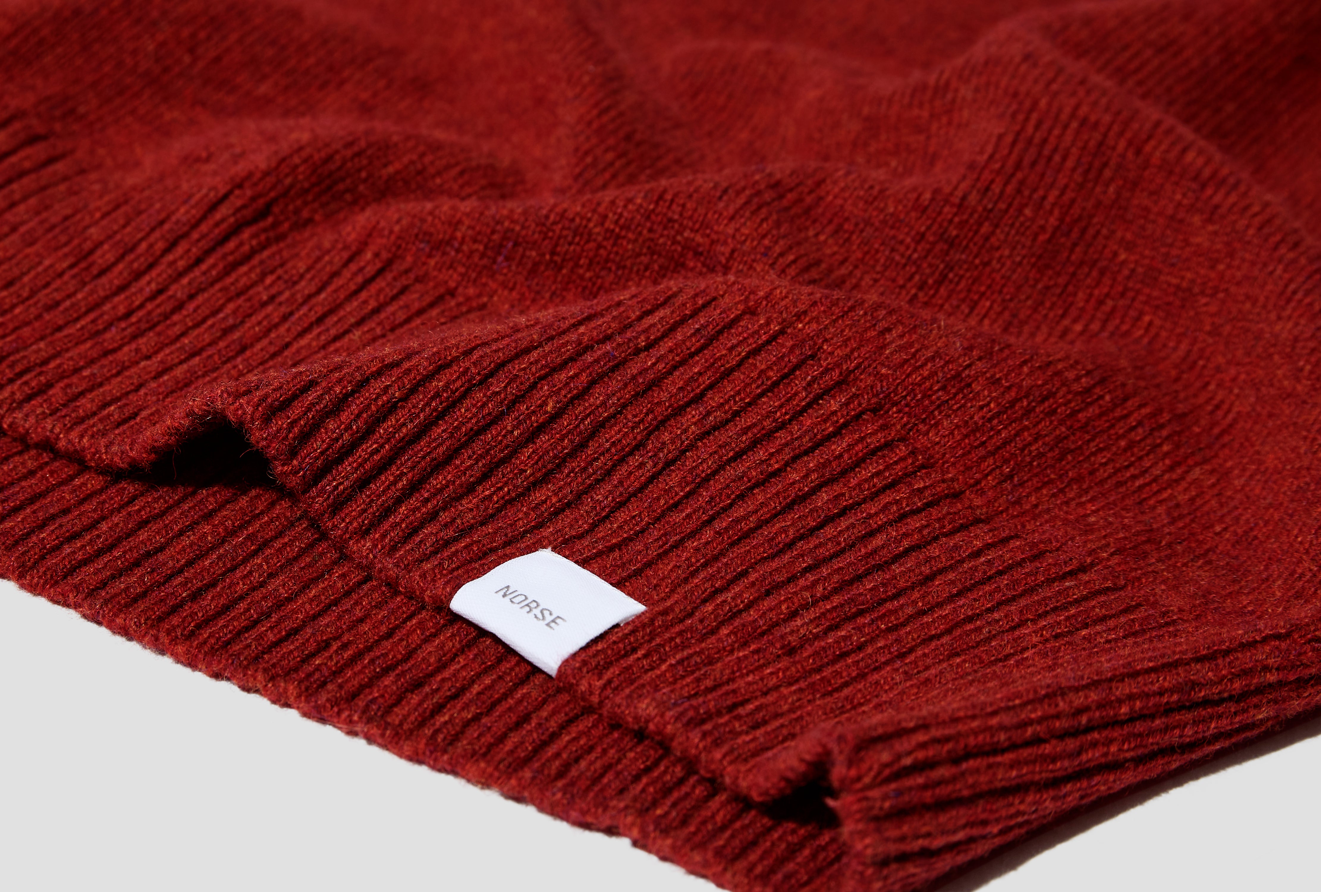 NORSE STANDARD MERINO LAMBSWOOL SWEATER N45-0620 Red