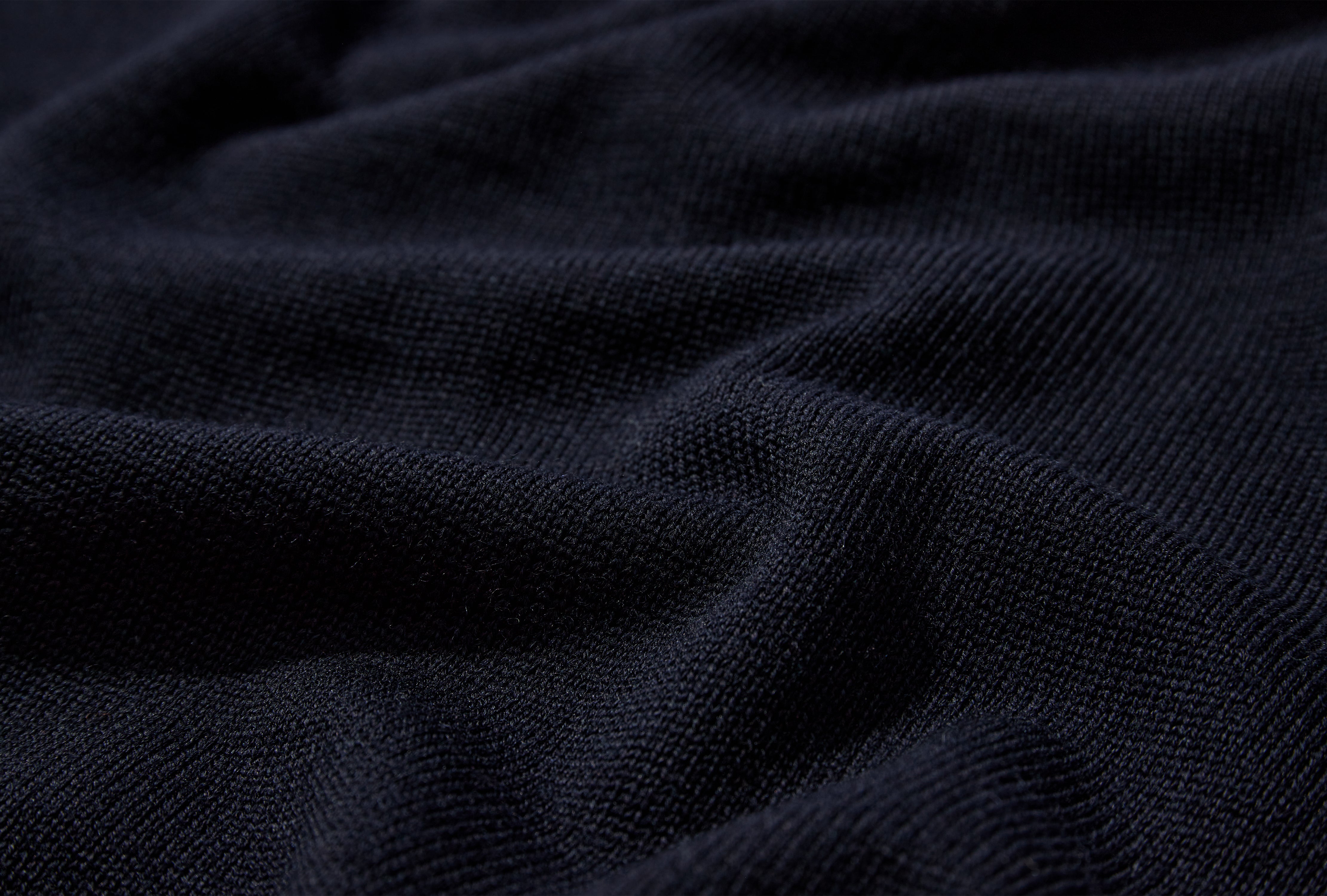 SEAMAN HALF-ZIP - G7 / SIGNATURE YARN Navy