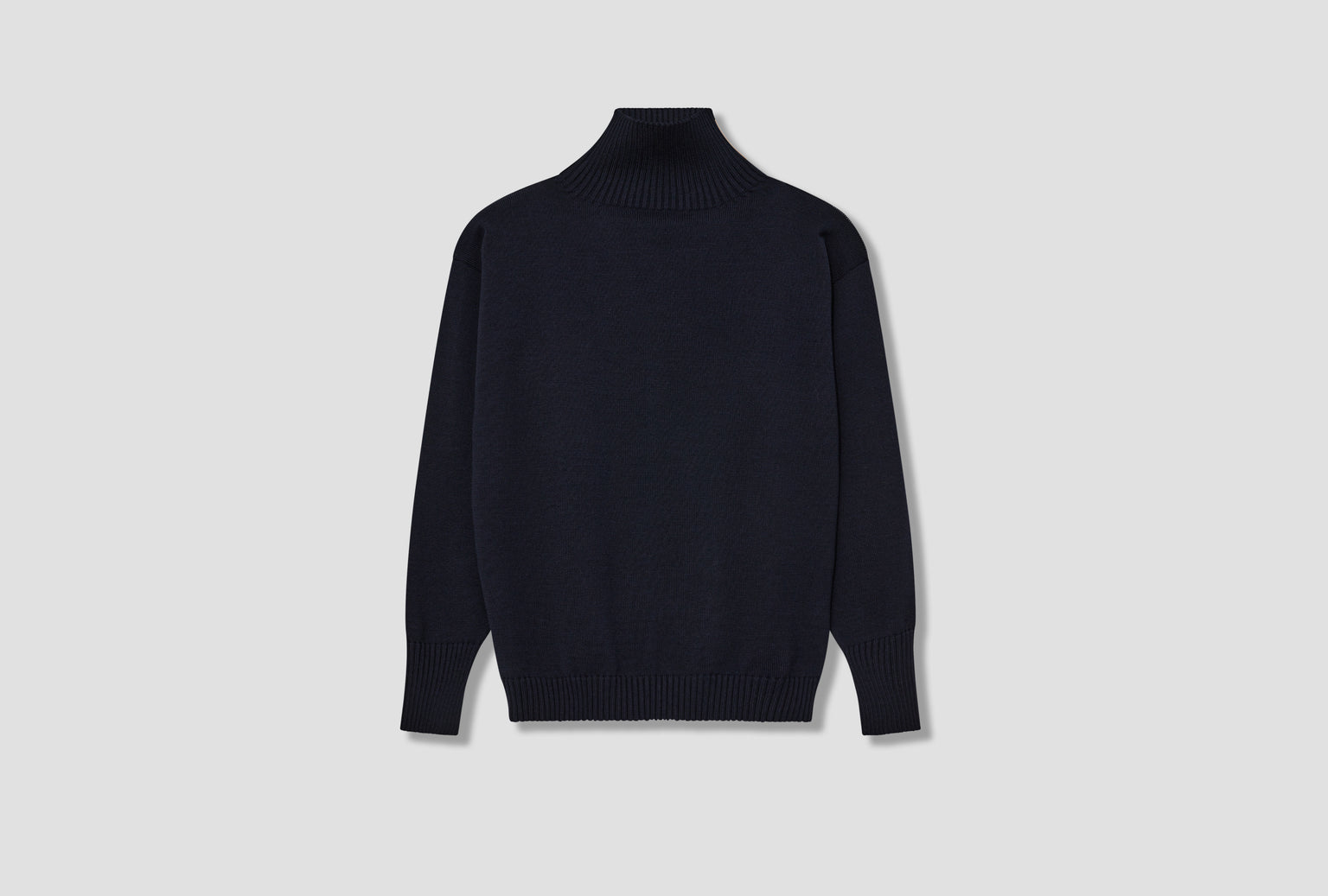 SEAMAN TURTLENECK - G7 / SIGNATURE YARN Navy