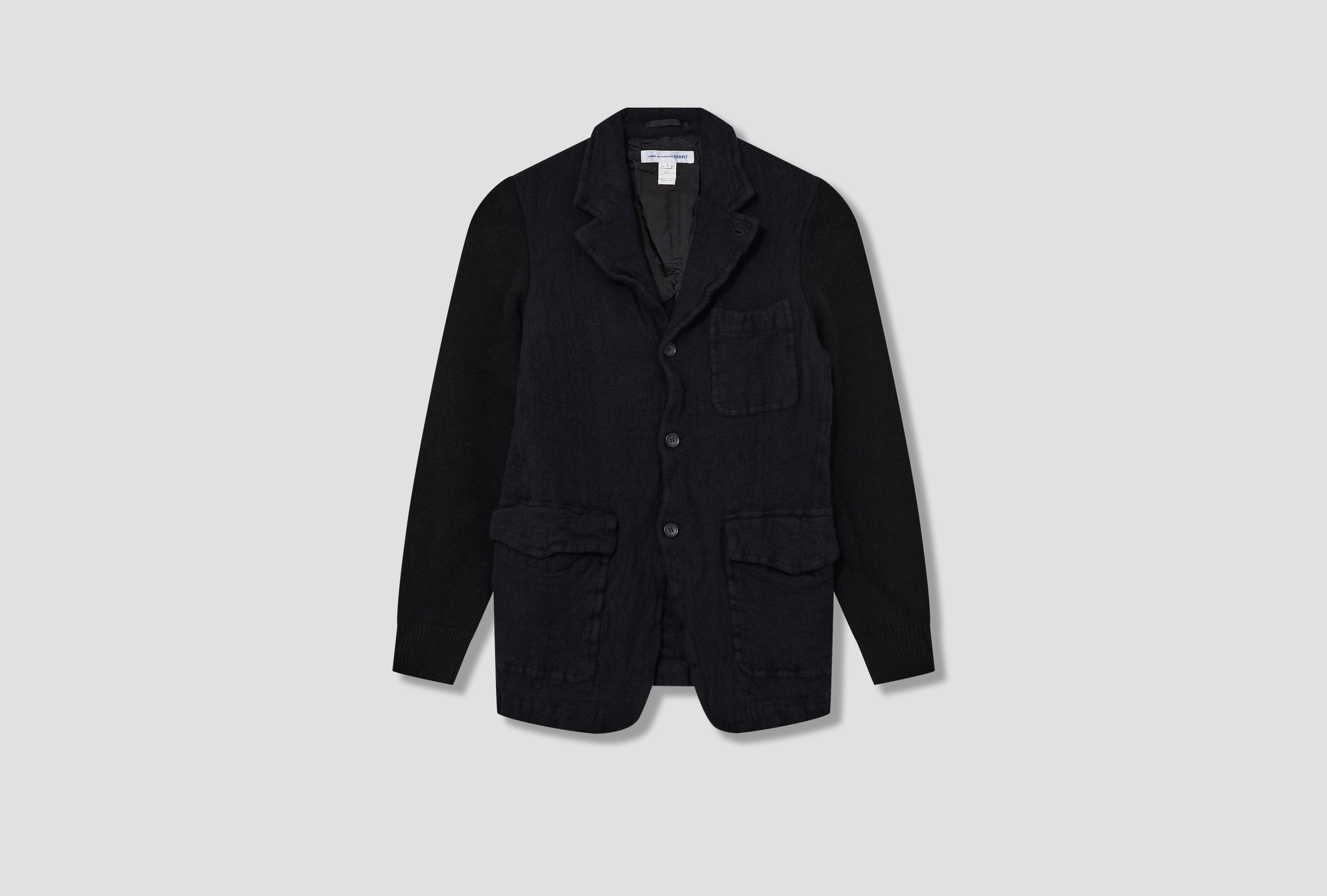 WOOL NYLON THIN SERGE GARMENT TREATED FN-J506-W24 Navy