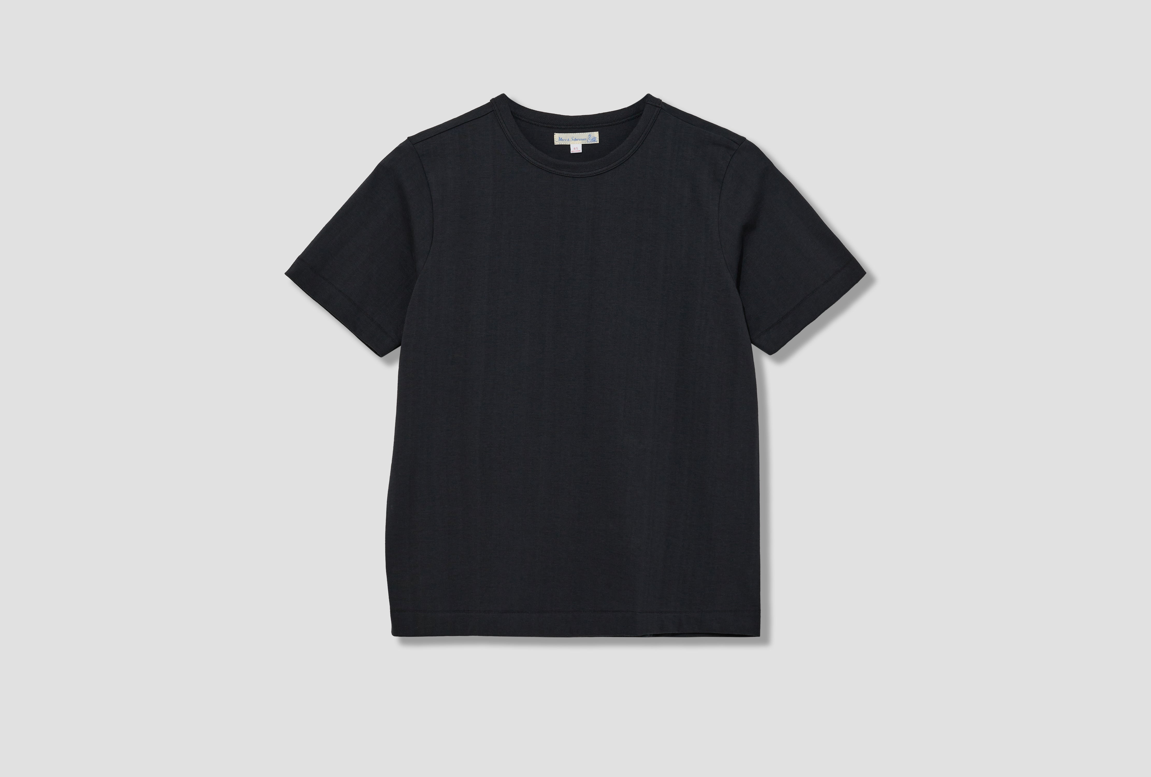 214 MEN'S LOOPWHEELED T-SHIRT - 7,2OZ/SQ.YD / RELAXED FIT Charcoal