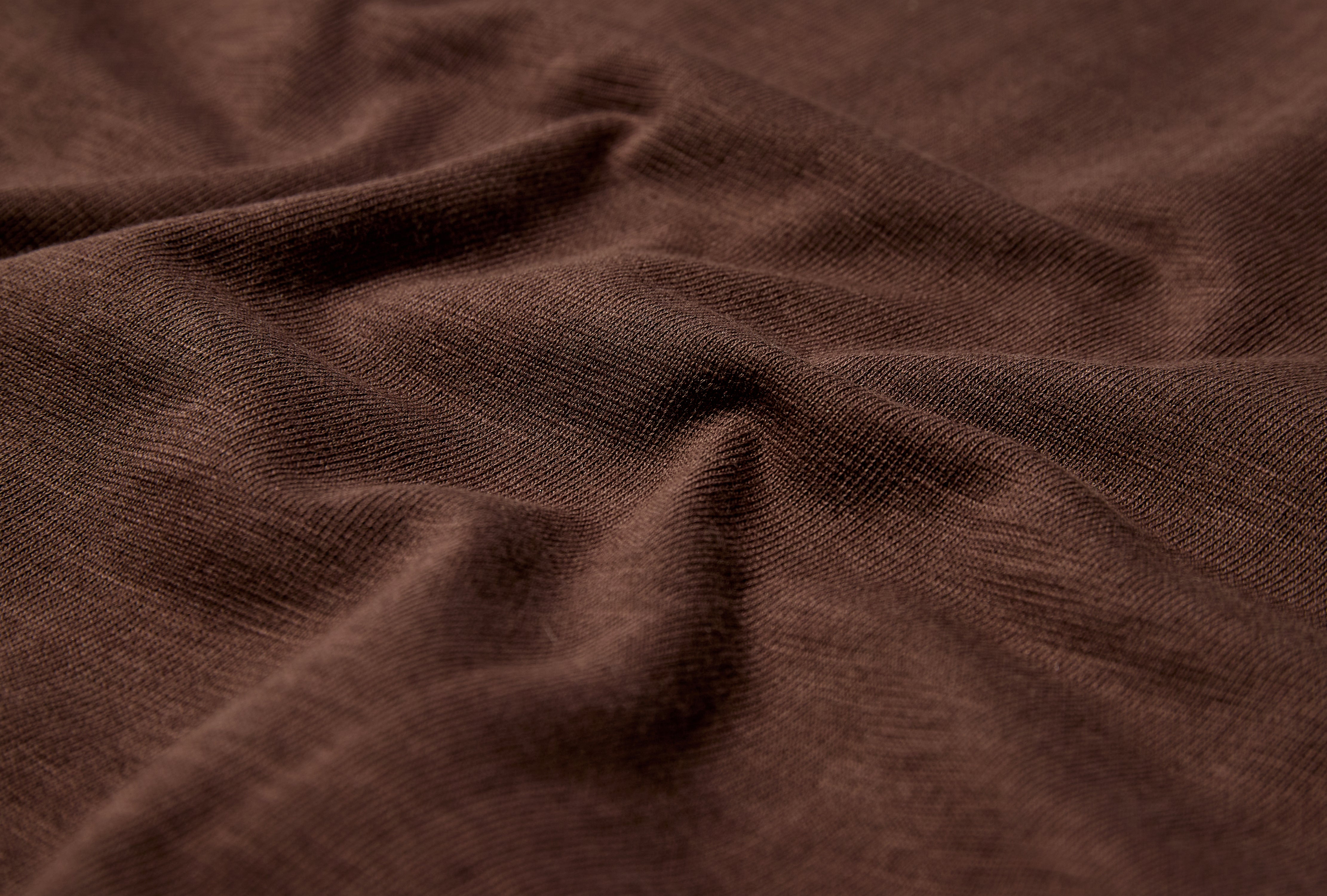 2S18 LOOPWHEELED HEAVYWEIGHT LONGSLEEVE - 10,7OZ/SQ.YD. / RELAXED FIT Dark brown