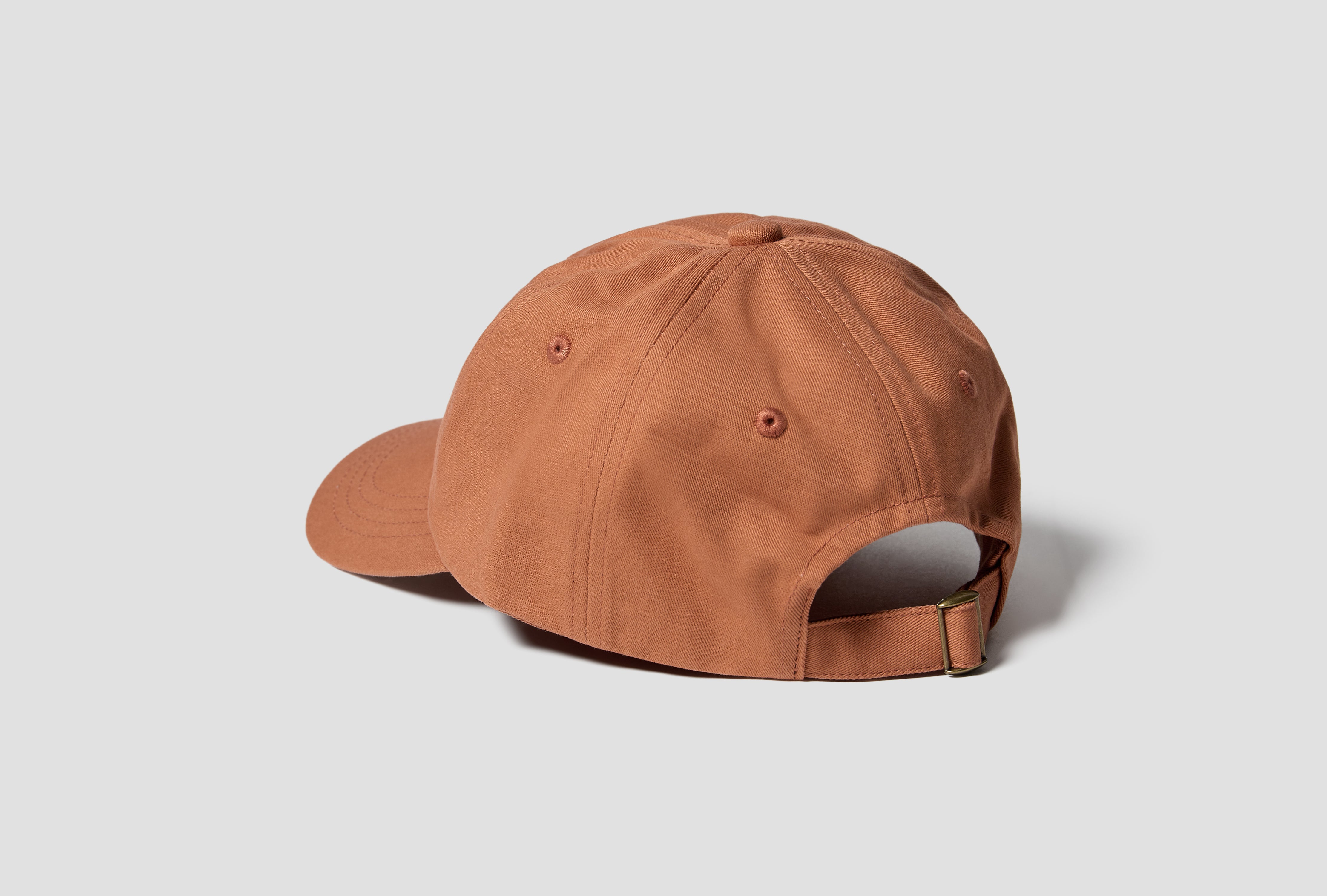 CAP01 SWAN LOGO CAP - ORGANIC COTTON GABARDINE / LOW PROFILE Orange