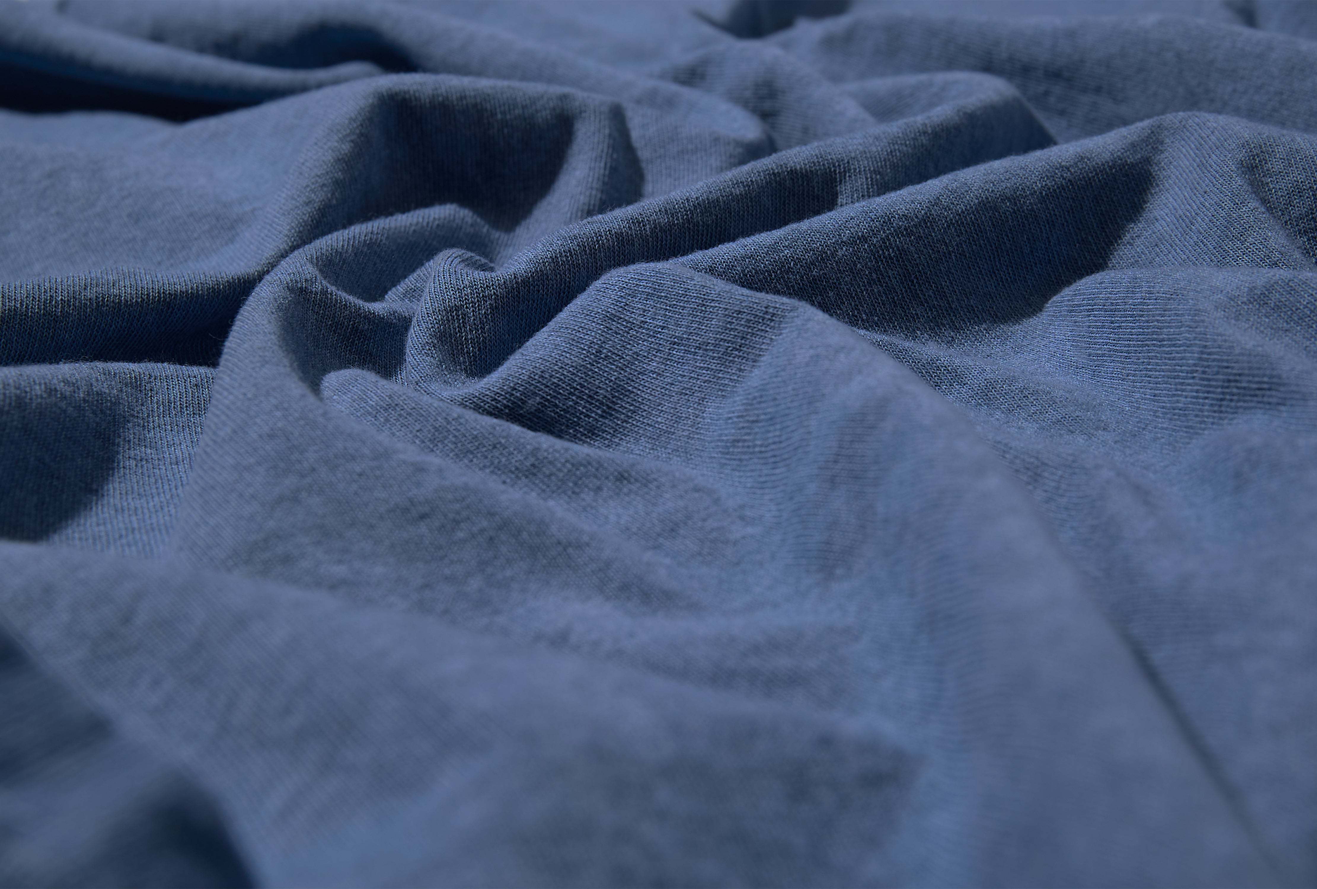 SS CREWNECK TEE - PIGMENT DYE / GOST-701 Blue