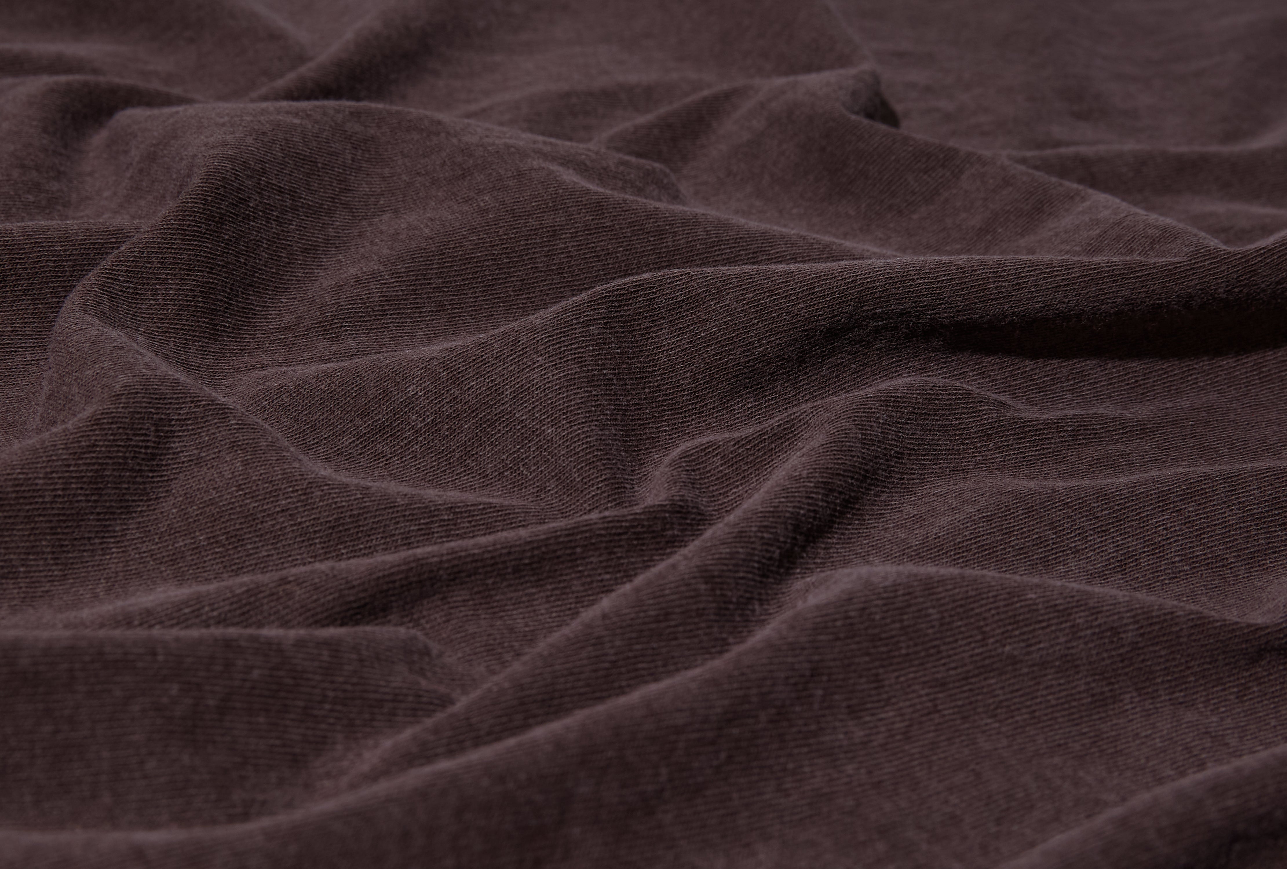SS CREWNECK TEE - PIGMENT DYE / GOST-701 Dark brown