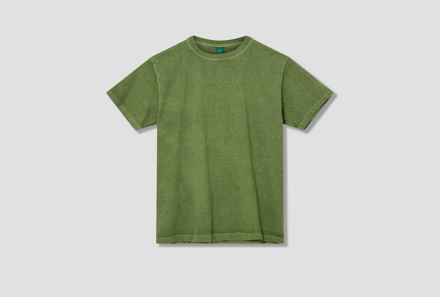 SS CREW TEE - PIGMENT DYE / GOST-701P Green