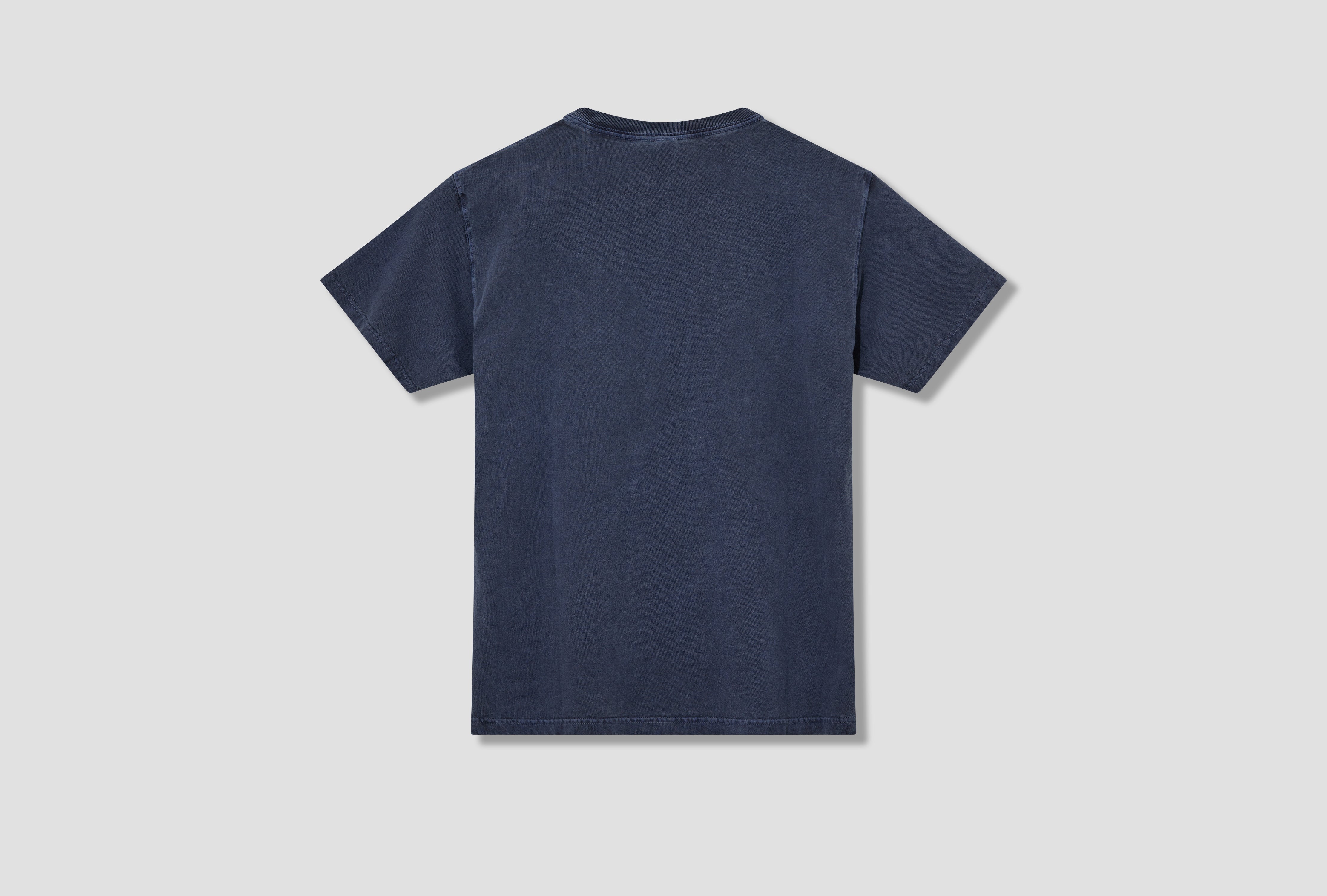 SS CREW TEE - PIGMENT DYE / GOST-701P Navy