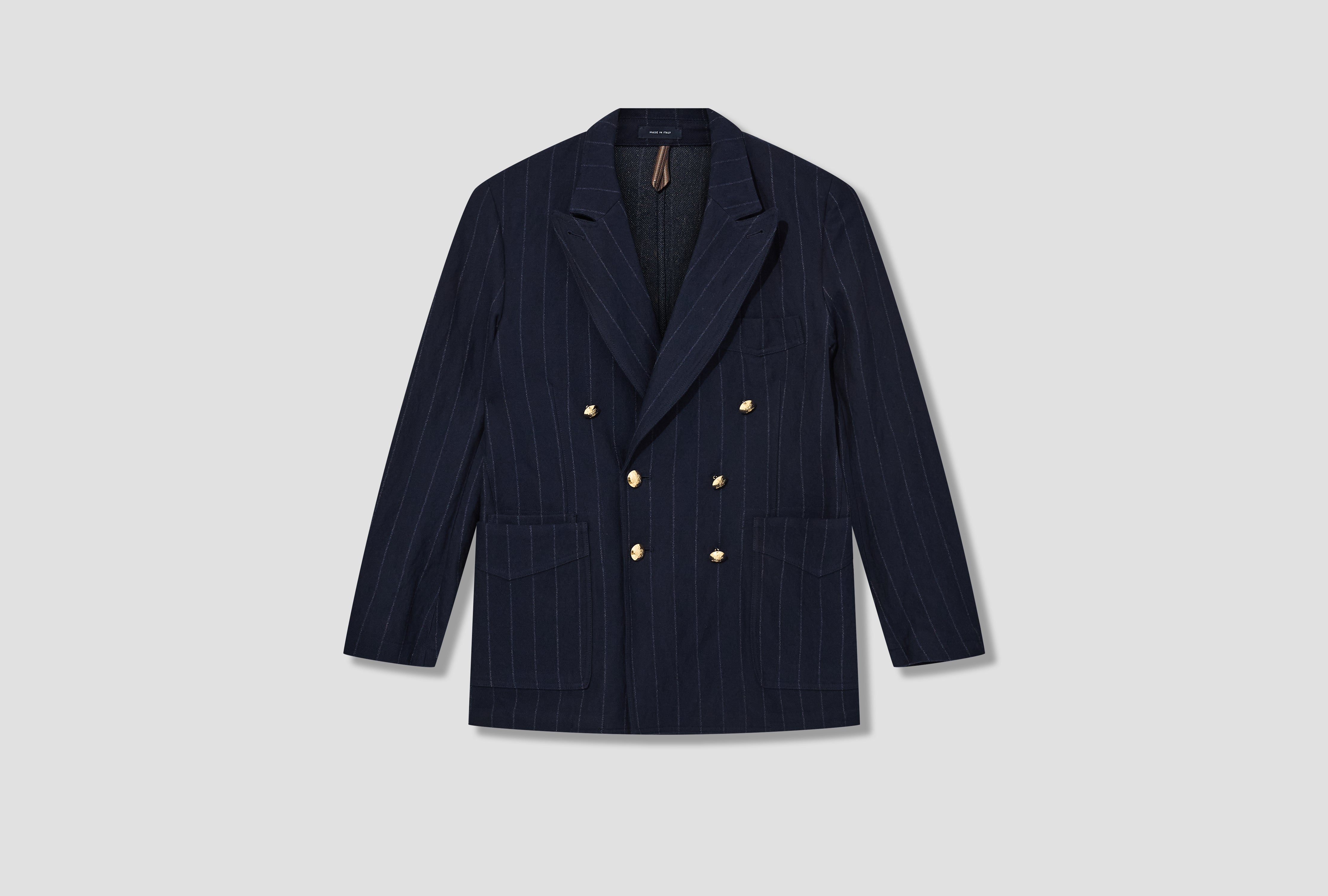 MKIII PIN STRIPE GAMES BLAZER DR2A2E 24542-01 Navy