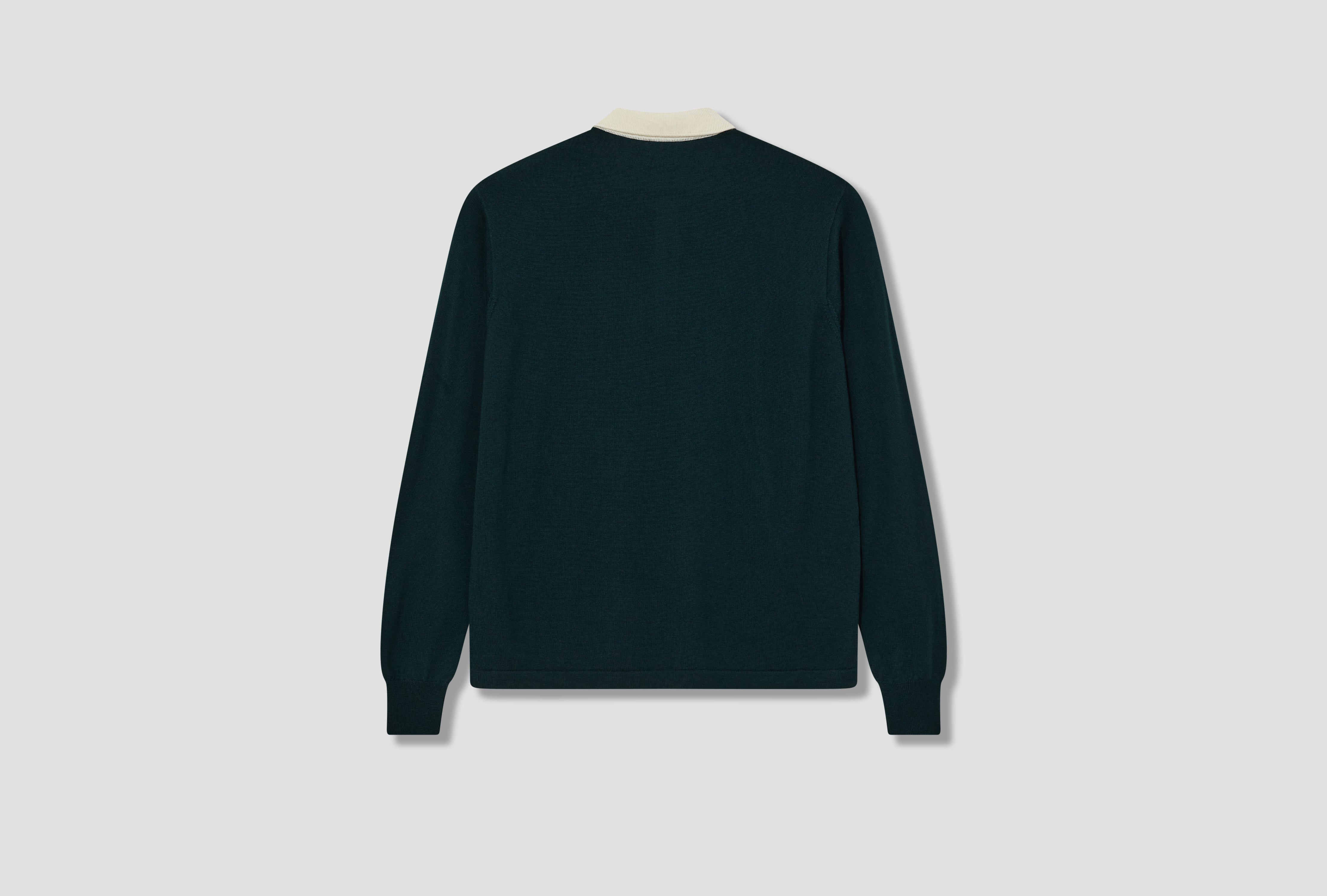 KNITTED RUGBY - SINGLE FACE DR2A3H 23535-02 Dark green