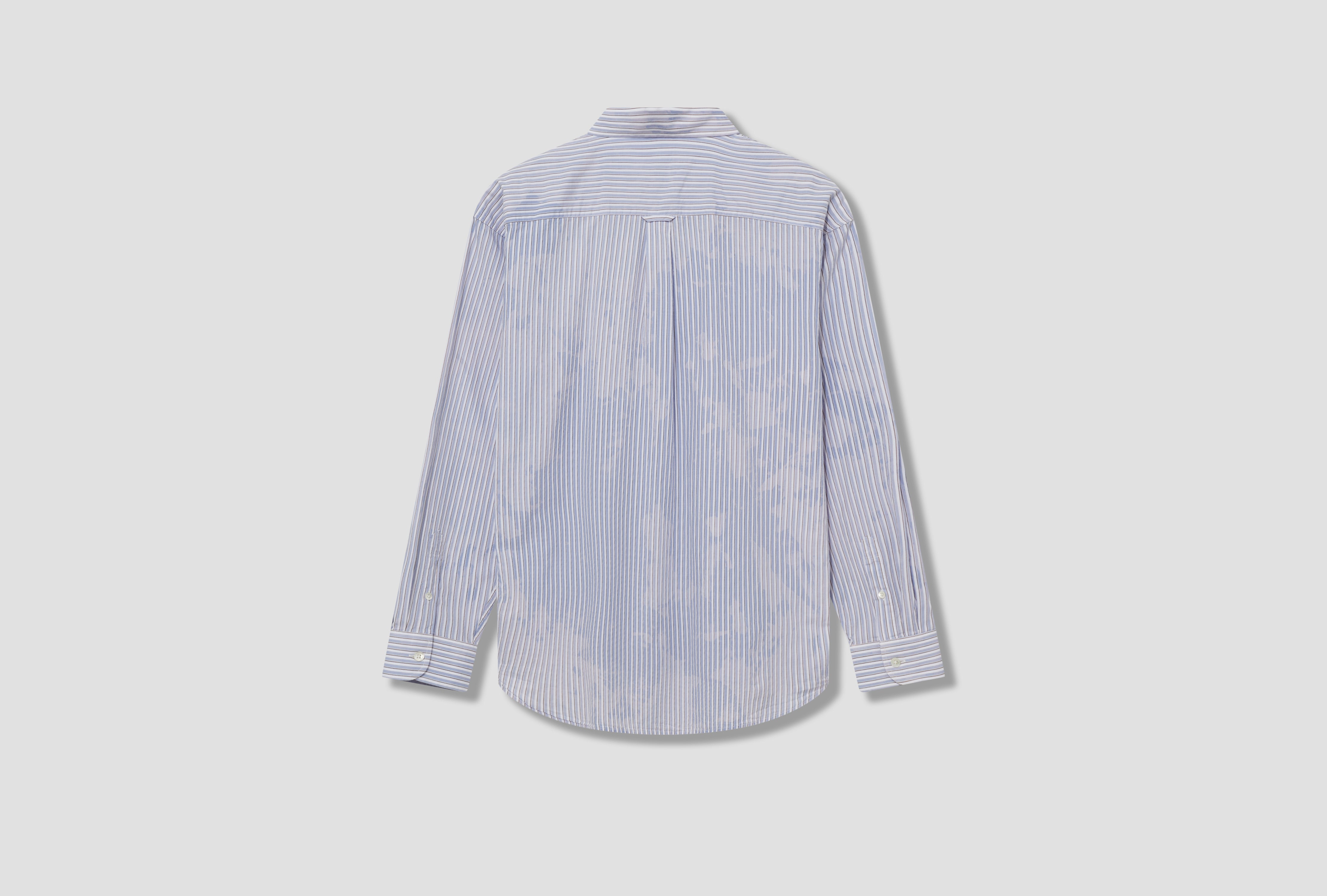 CLASSIC LS SHIRT BLEACHED 1110335 Blue