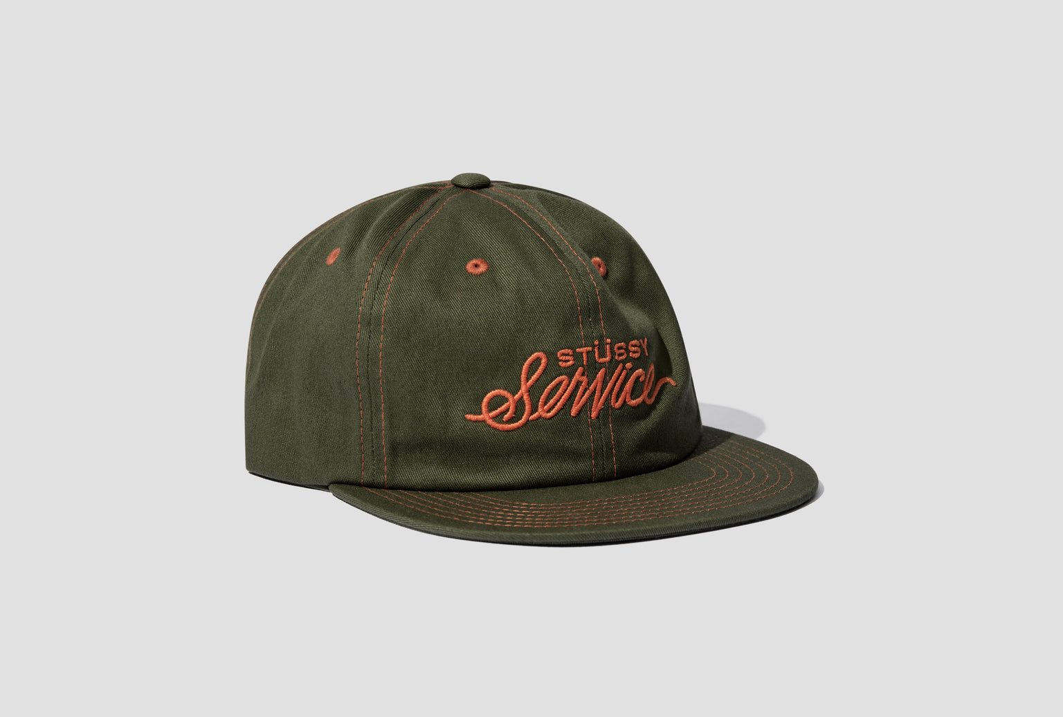 MD STUSSY SERVICE STRAPBACK 1311154 Olive