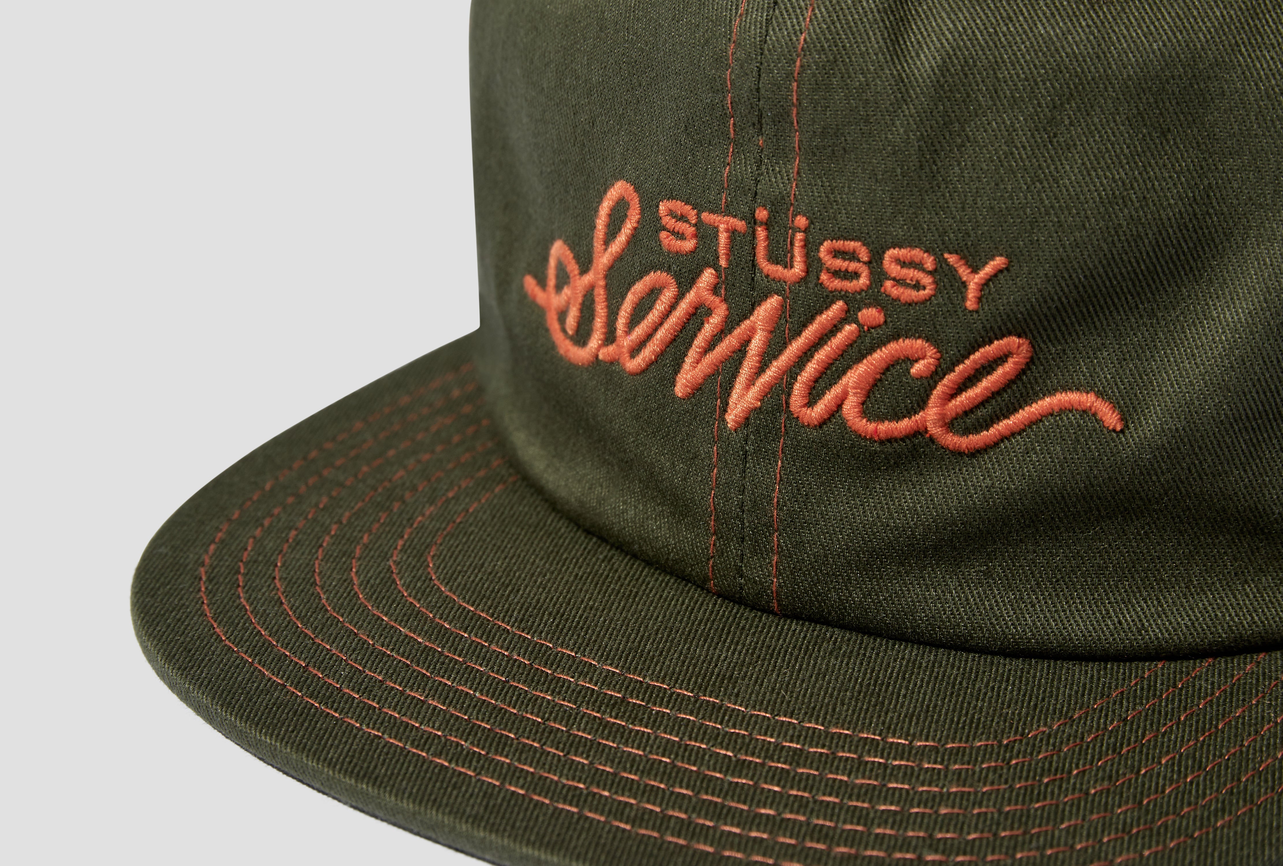 MD STUSSY SERVICE STRAPBACK 1311154 Olive