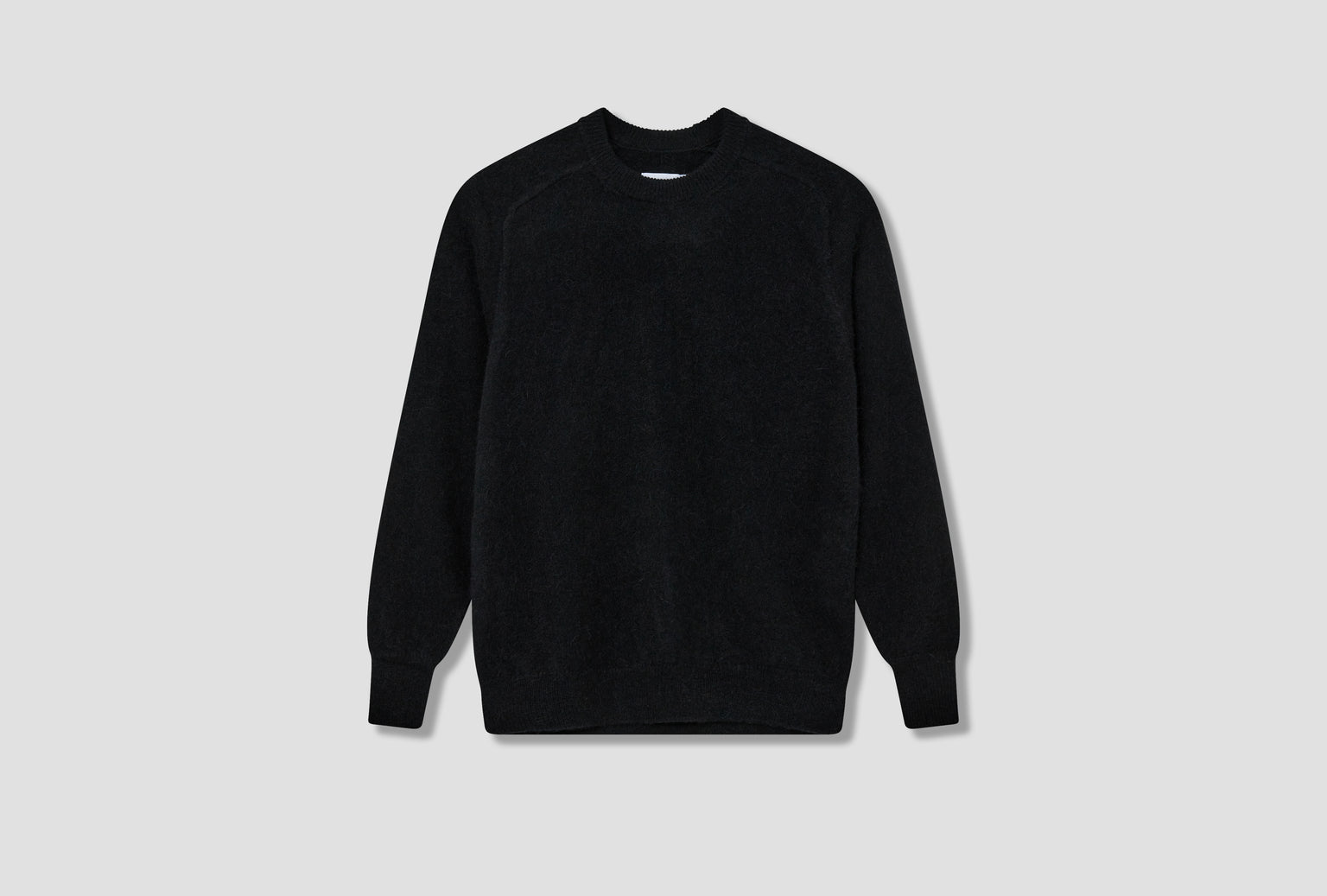 FINE ALPACA KNIT CREW NECK LS ST.993 Black