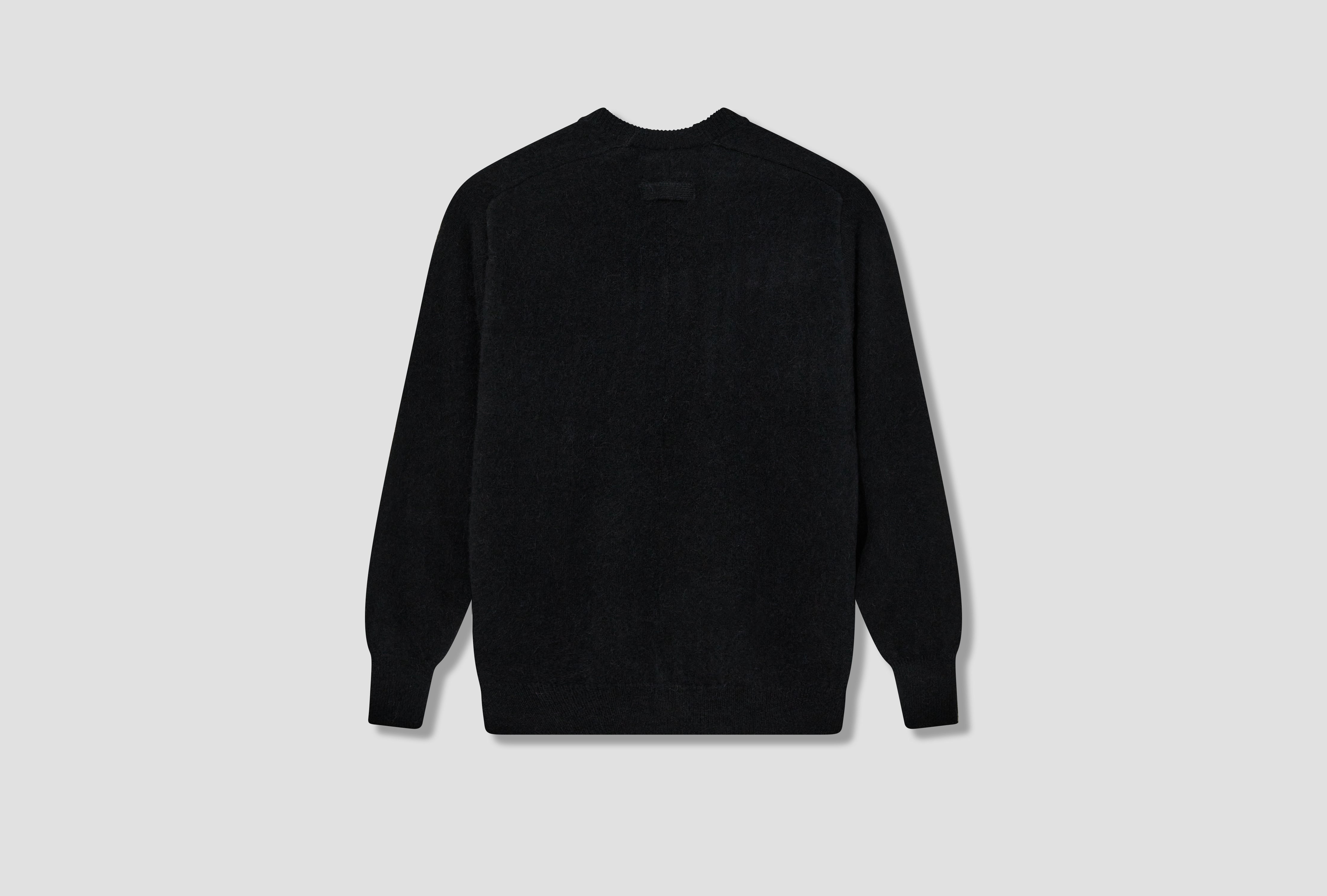 FINE ALPACA KNIT CREW NECK LS ST.993 Black