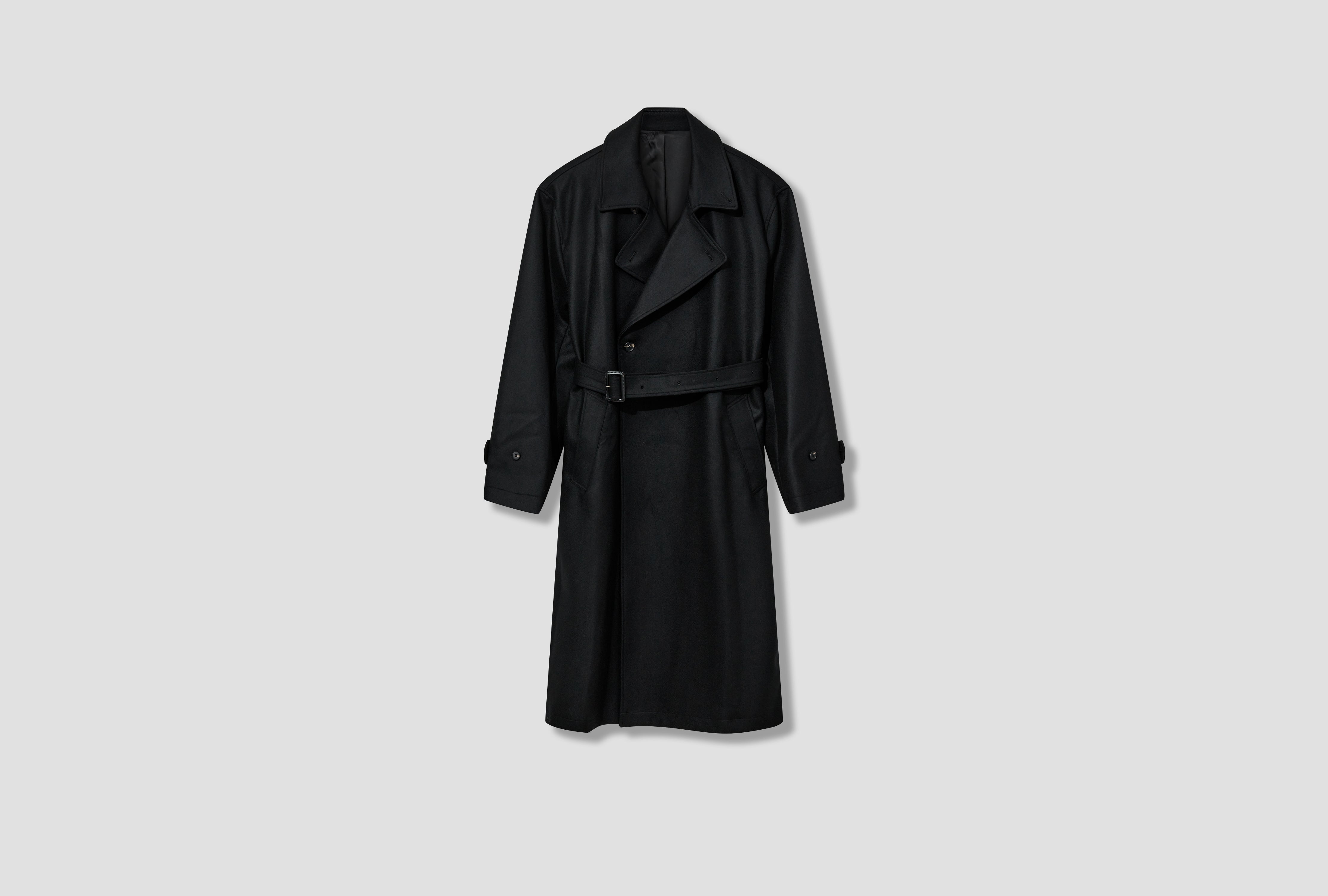 OVERSIZED DOUBLE BREASTED COAT ST.902 Black