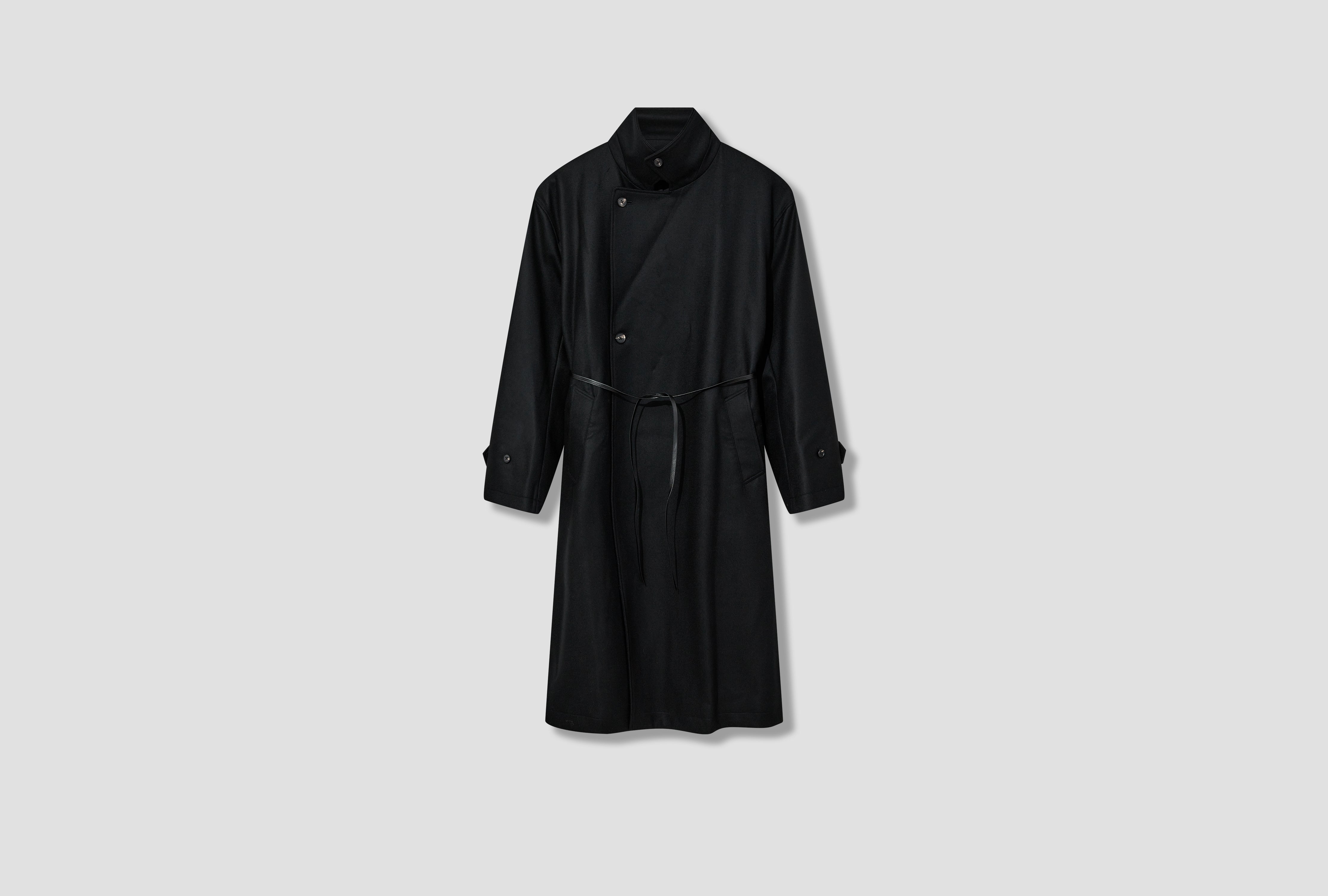 OVERSIZED DOUBLE BREASTED COAT ST.902 Black