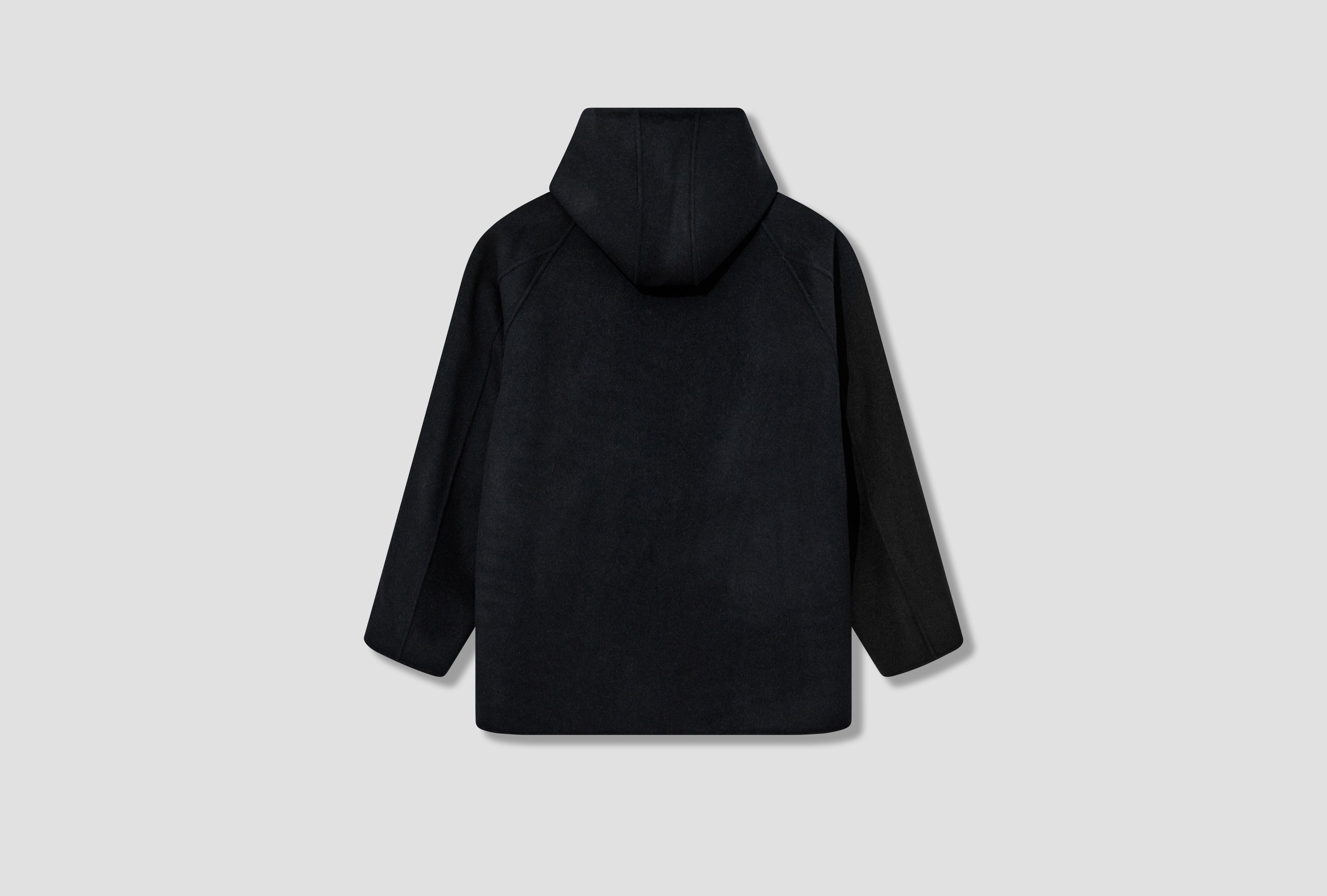 REVERSIBLE HOODED HALF COAT ST.914 Navy