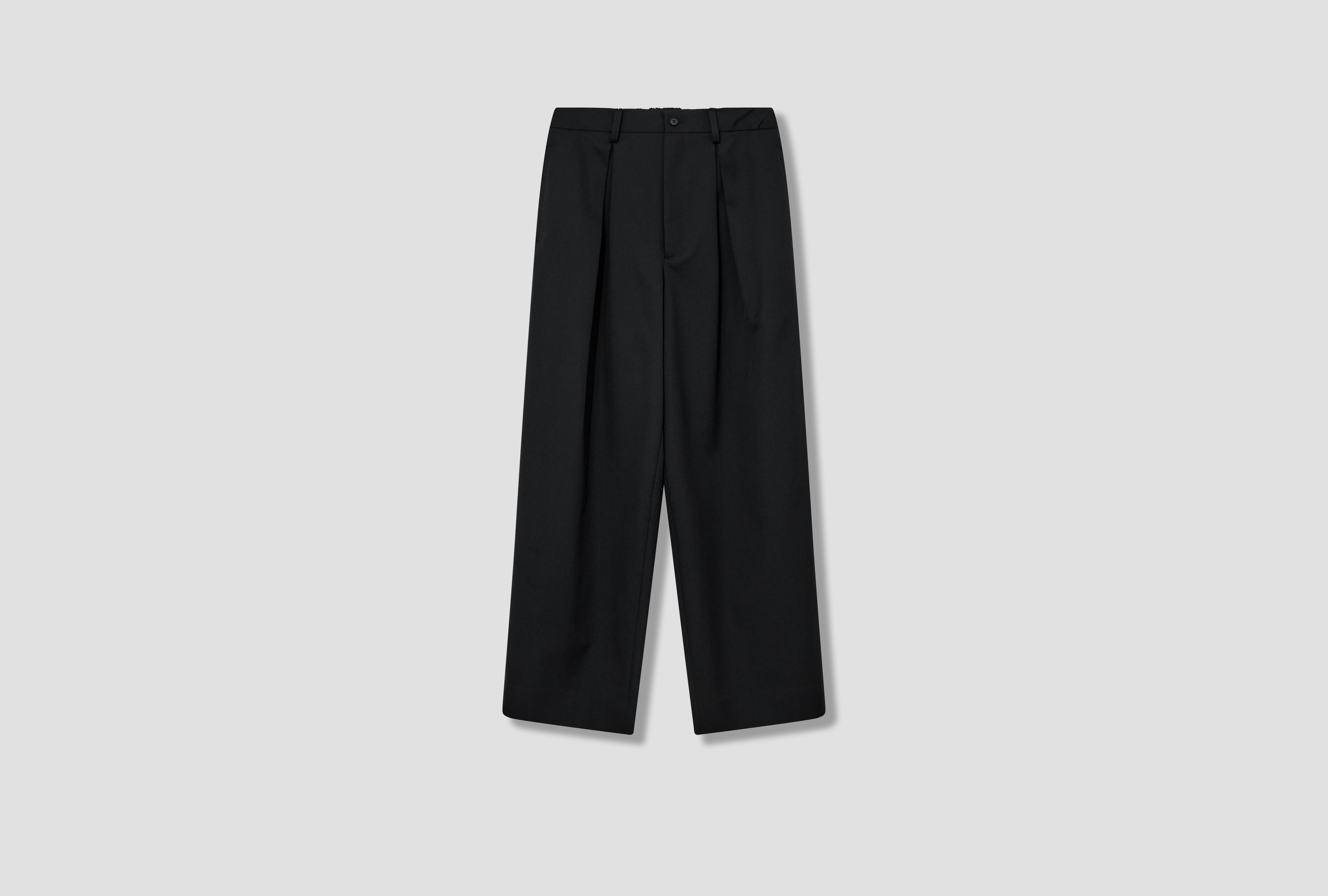 EASY WIDE TROUSERS ST.958 Black