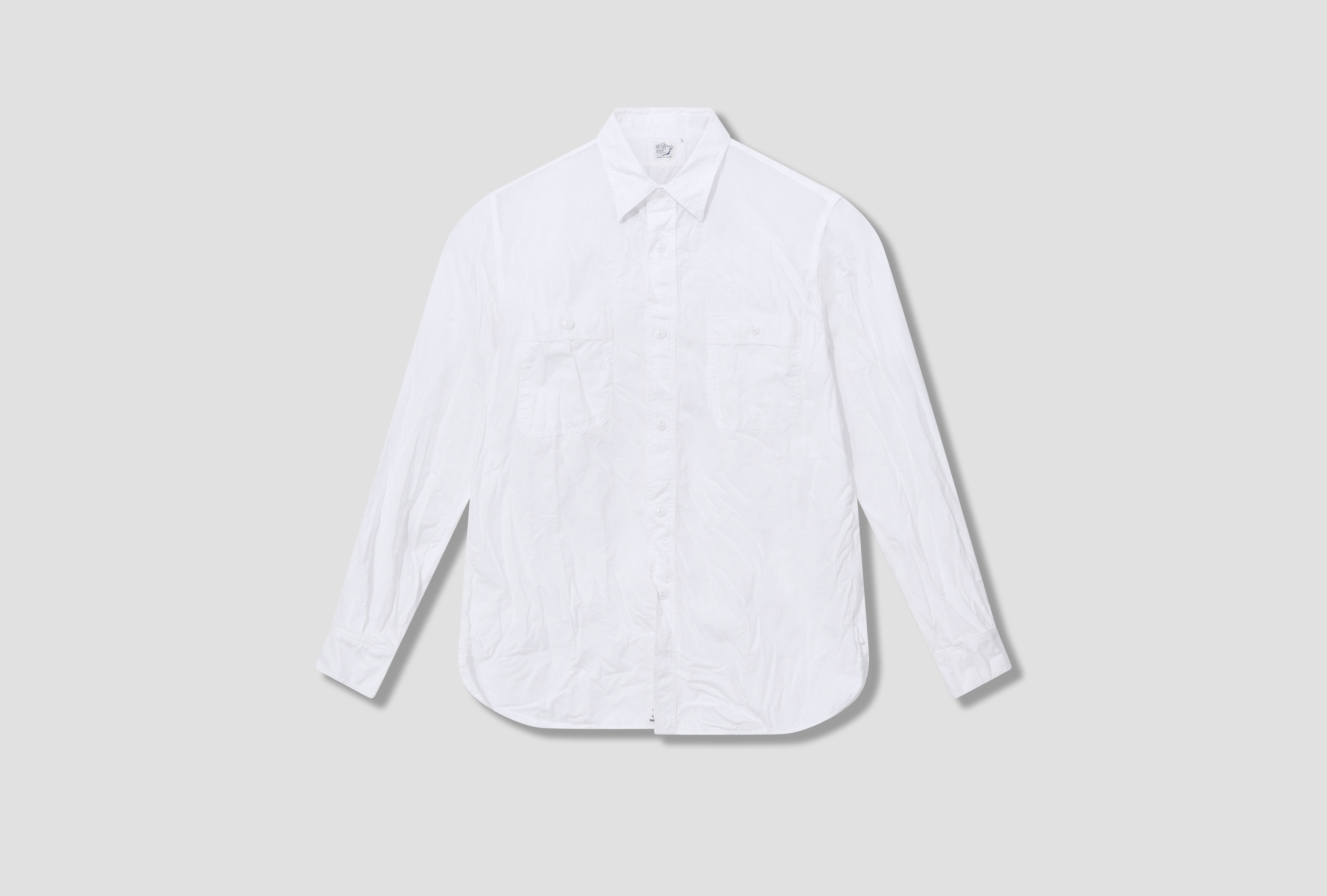 WHITE CHAMBRAY WORK SHIRT - 5OZ ORIGINAL WHITE CHAMBRAY 01-8070-69 White