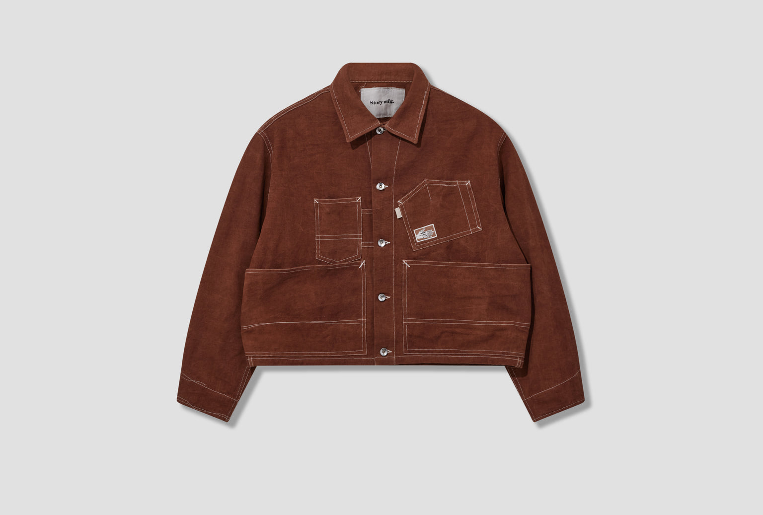 STATION JACKET - BROWN WONKY-WEAR SAW24JASTACANBRO