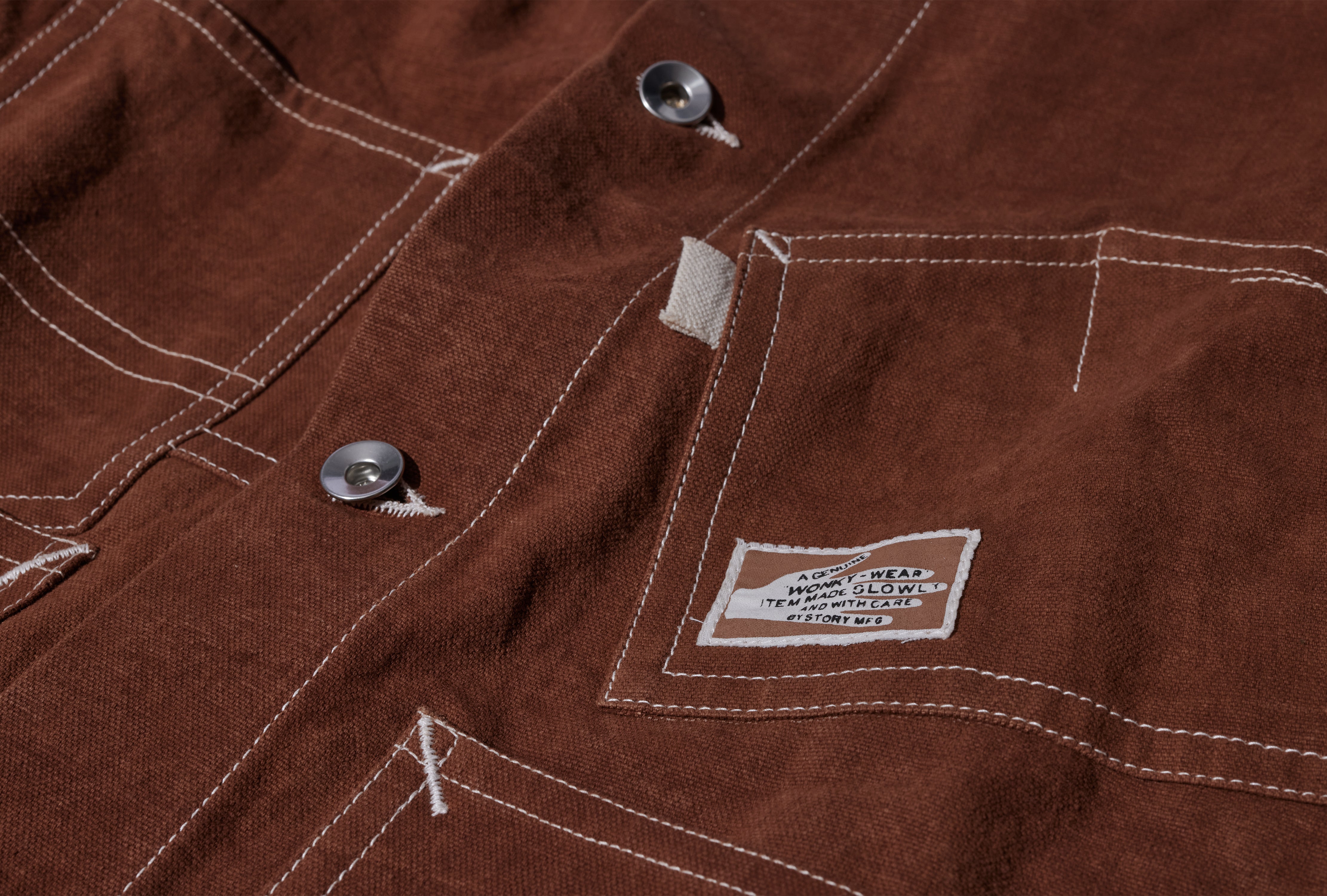 STATION JACKET - BROWN WONKY-WEAR SAW24JASTACANBRO