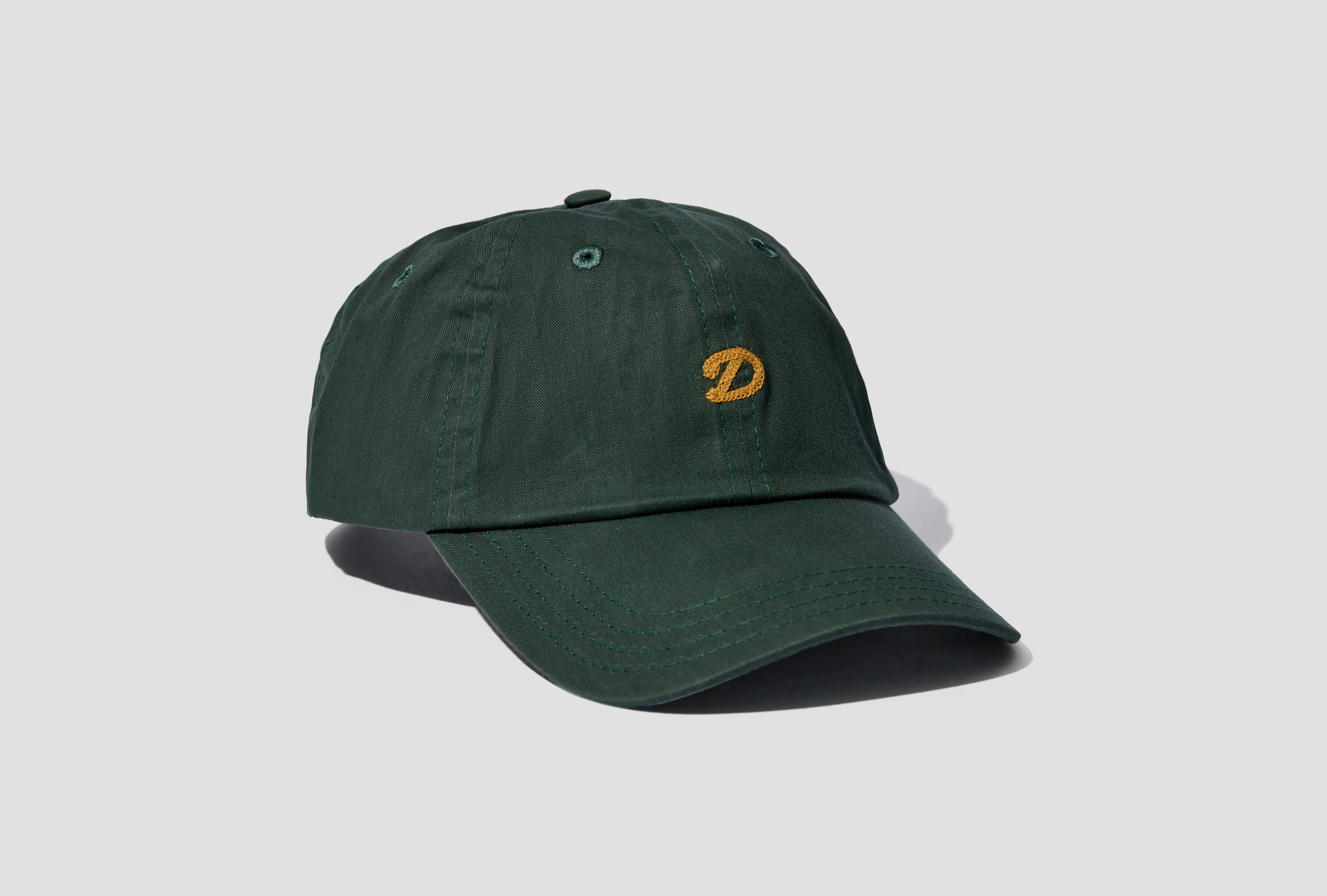 WAXED HERRINGBONE BASEBALL HAT DR1AG2 24605-01 Green