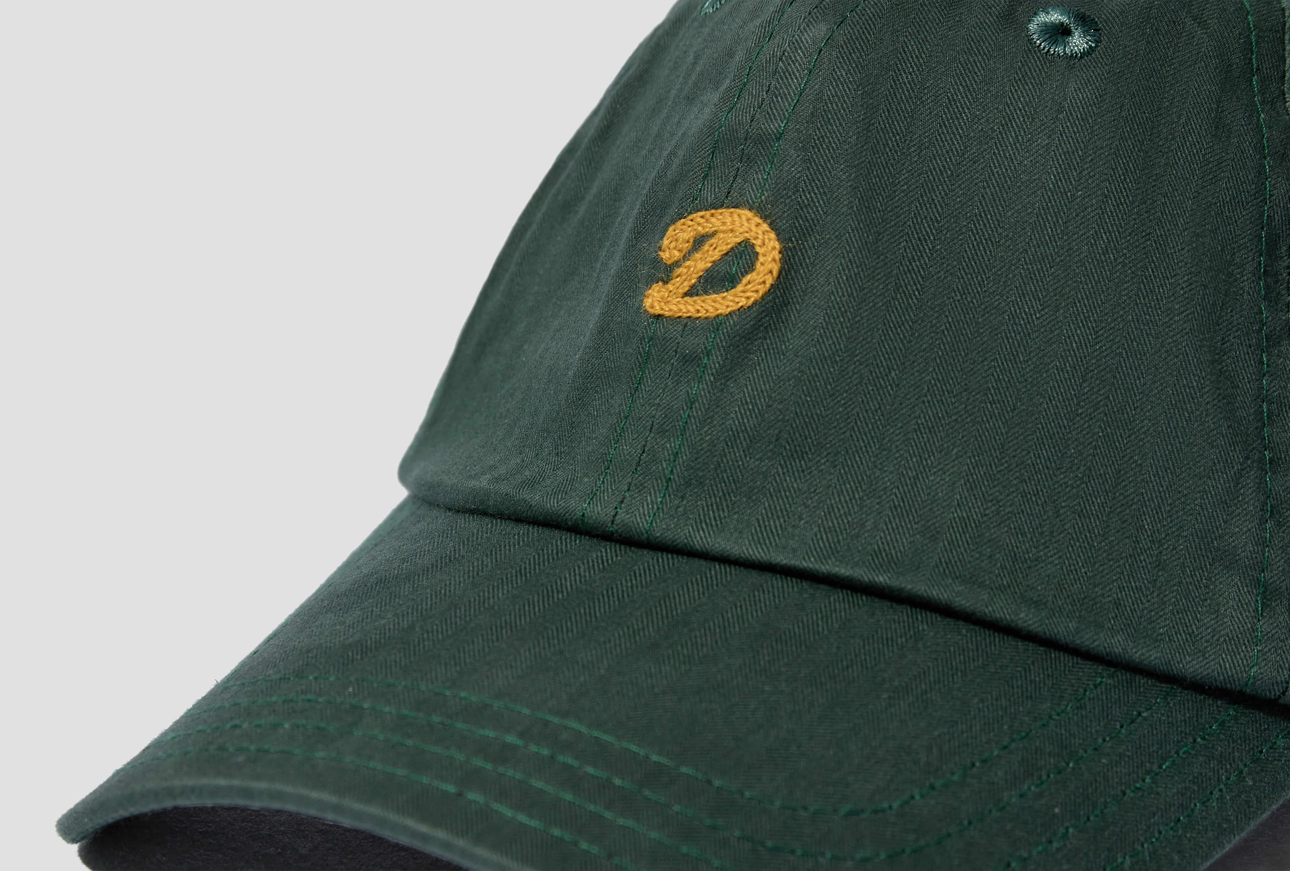 WAXED HERRINGBONE BASEBALL HAT DR1AG2 24605-01 Green