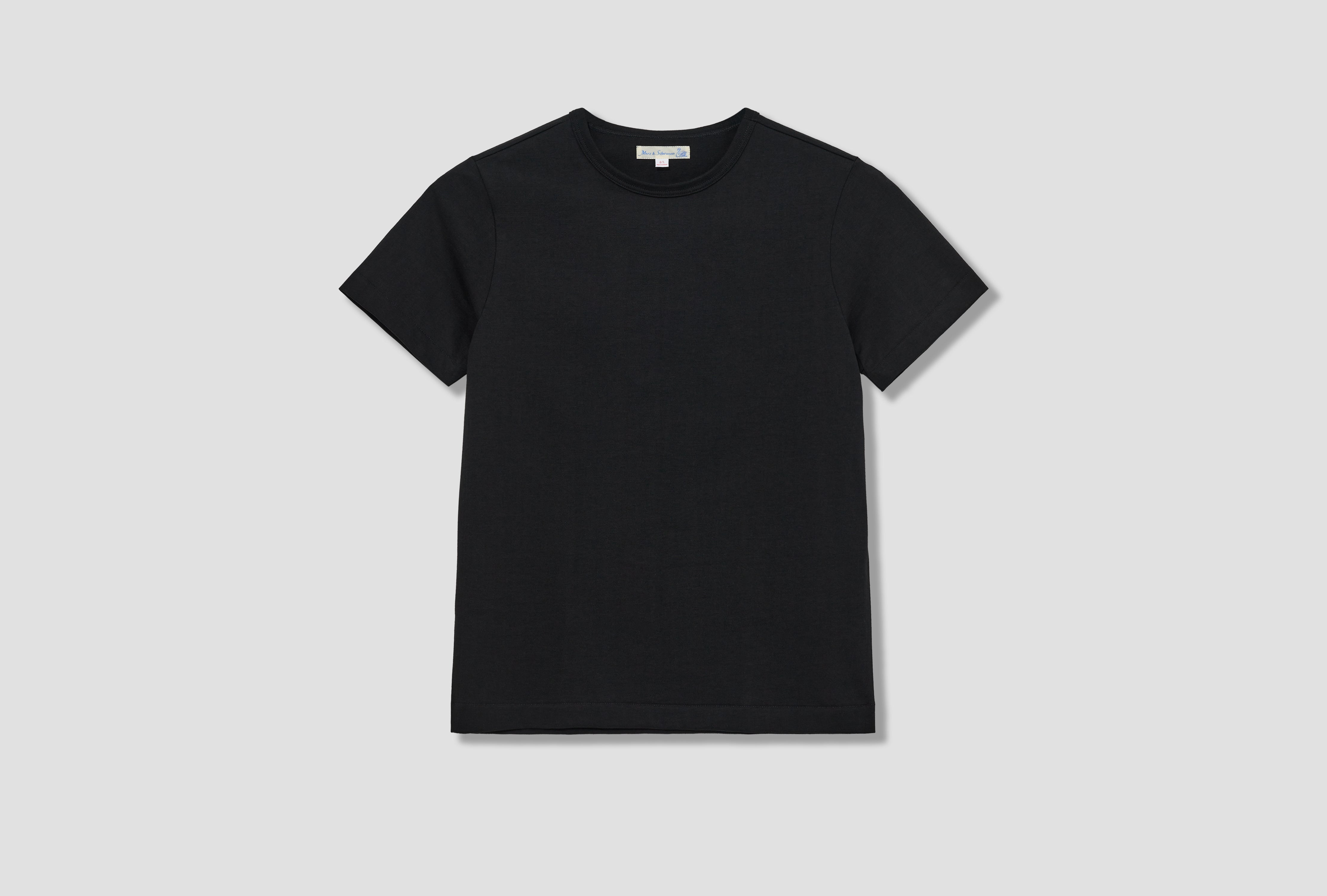 215 MEN'S LOOPWHEELED T-SHIRT - 7,2OZ/SQ.YD / CLASSIC FIT Black