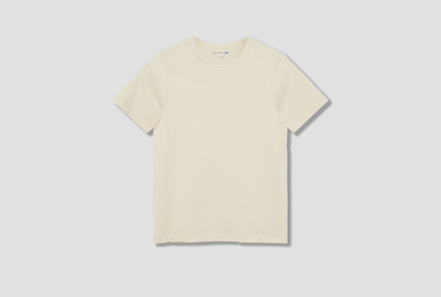 215 MEN'S LOOPWHEELED T-SHIRT - 7,2OZ/SQ.YD / CLASSIC FIT Off white