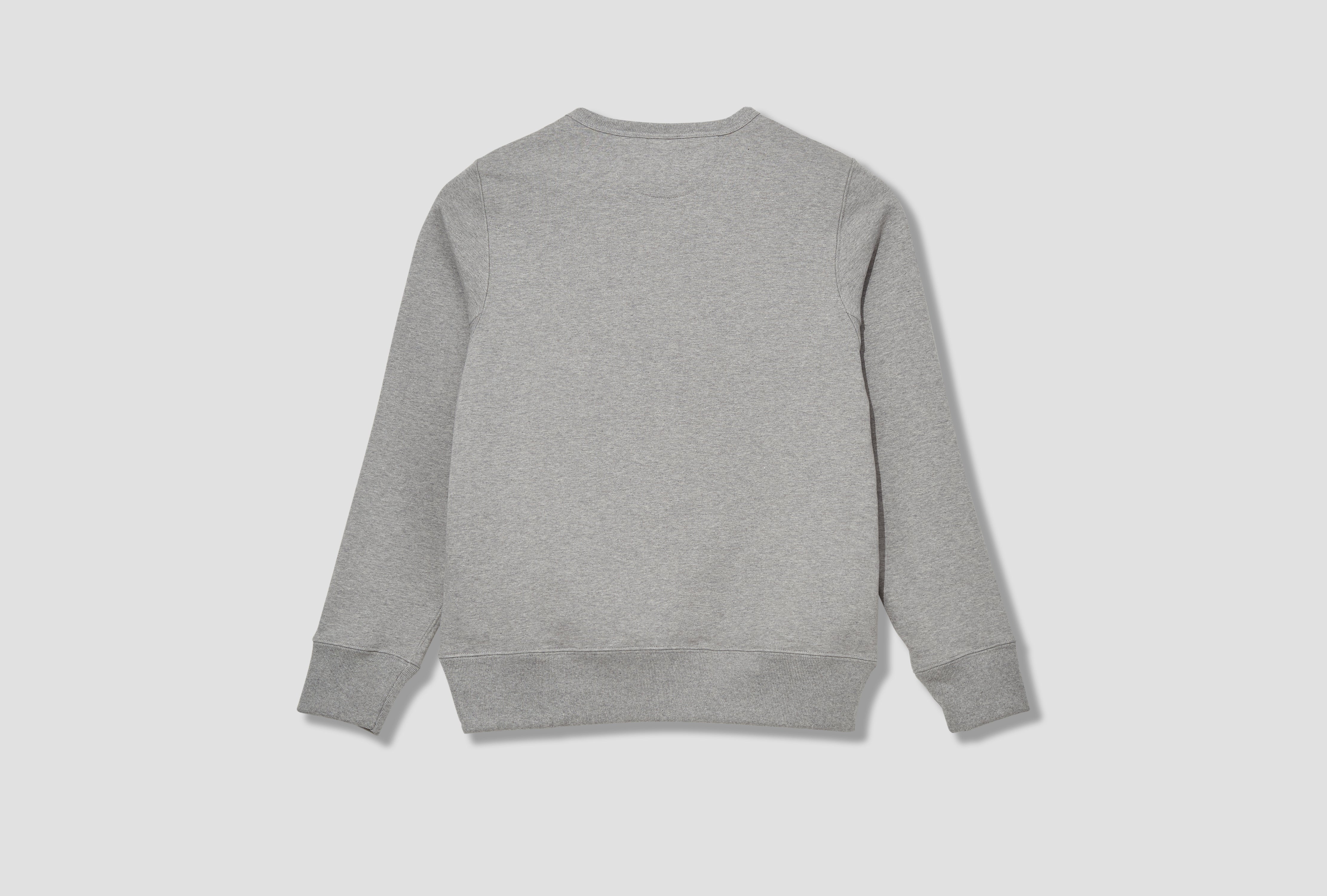 3S48 LOOPWHEELED HEAVYWEIGHT SWEATSHIRT - 14,8OZ/SQ.YD. - CLASSIC FIT Grey