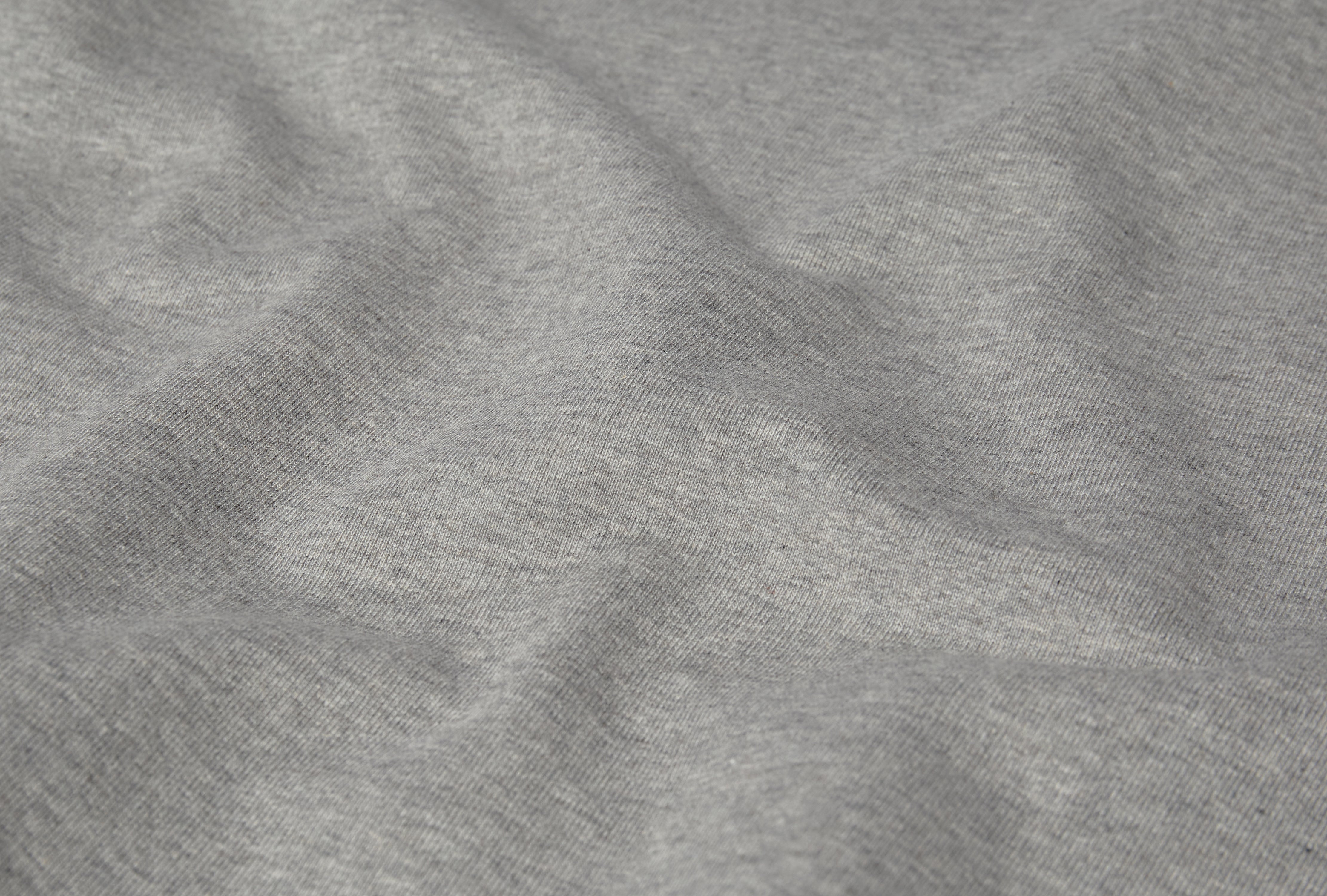 3S48 LOOPWHEELED HEAVYWEIGHT SWEATSHIRT - 14,8OZ/SQ.YD. - CLASSIC FIT Grey