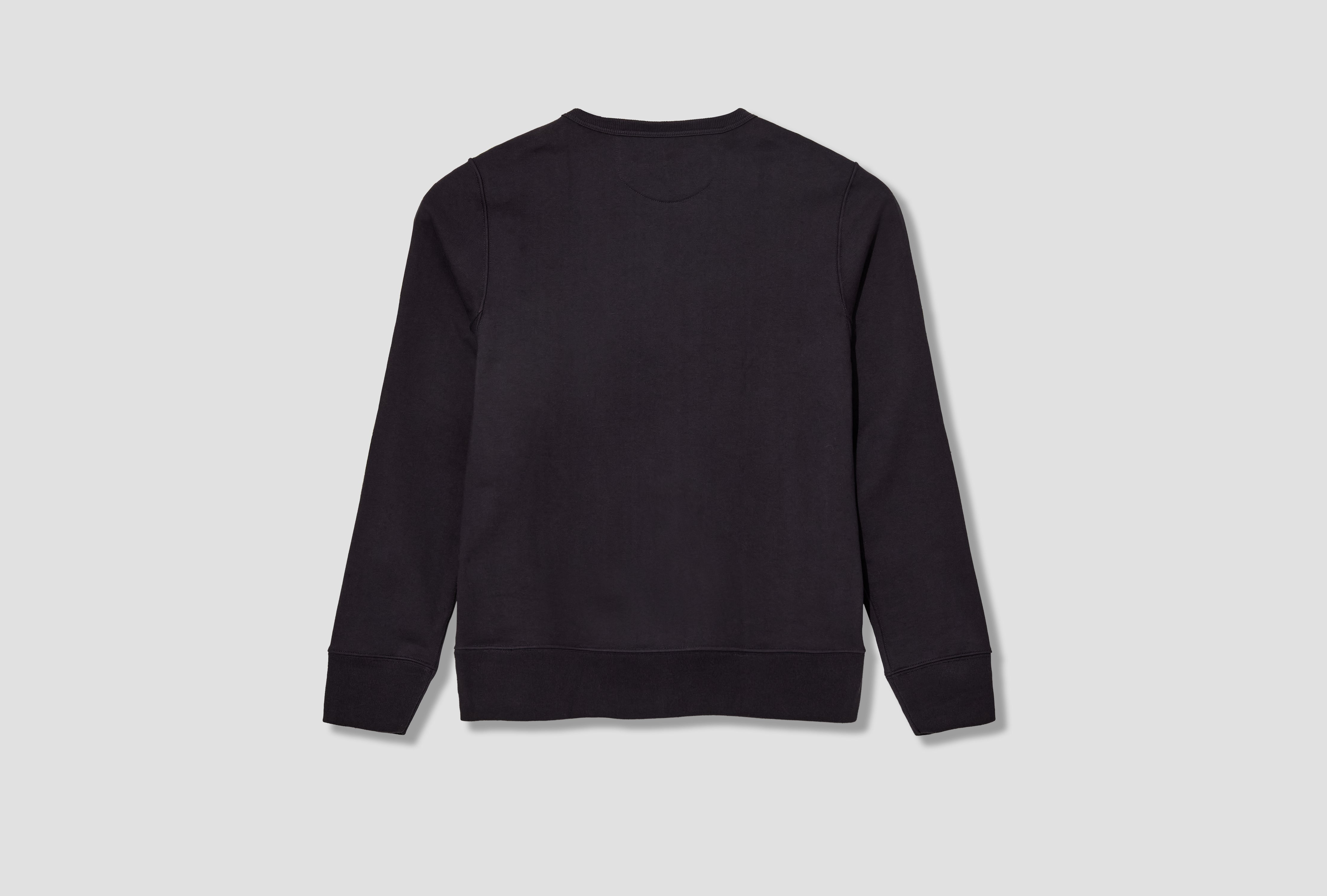 3S48 LOOPWHEELED HEAVYWEIGHT SWEATSHIRT - 14,8OZ/SQ.YD. - CLASSIC FIT Navy