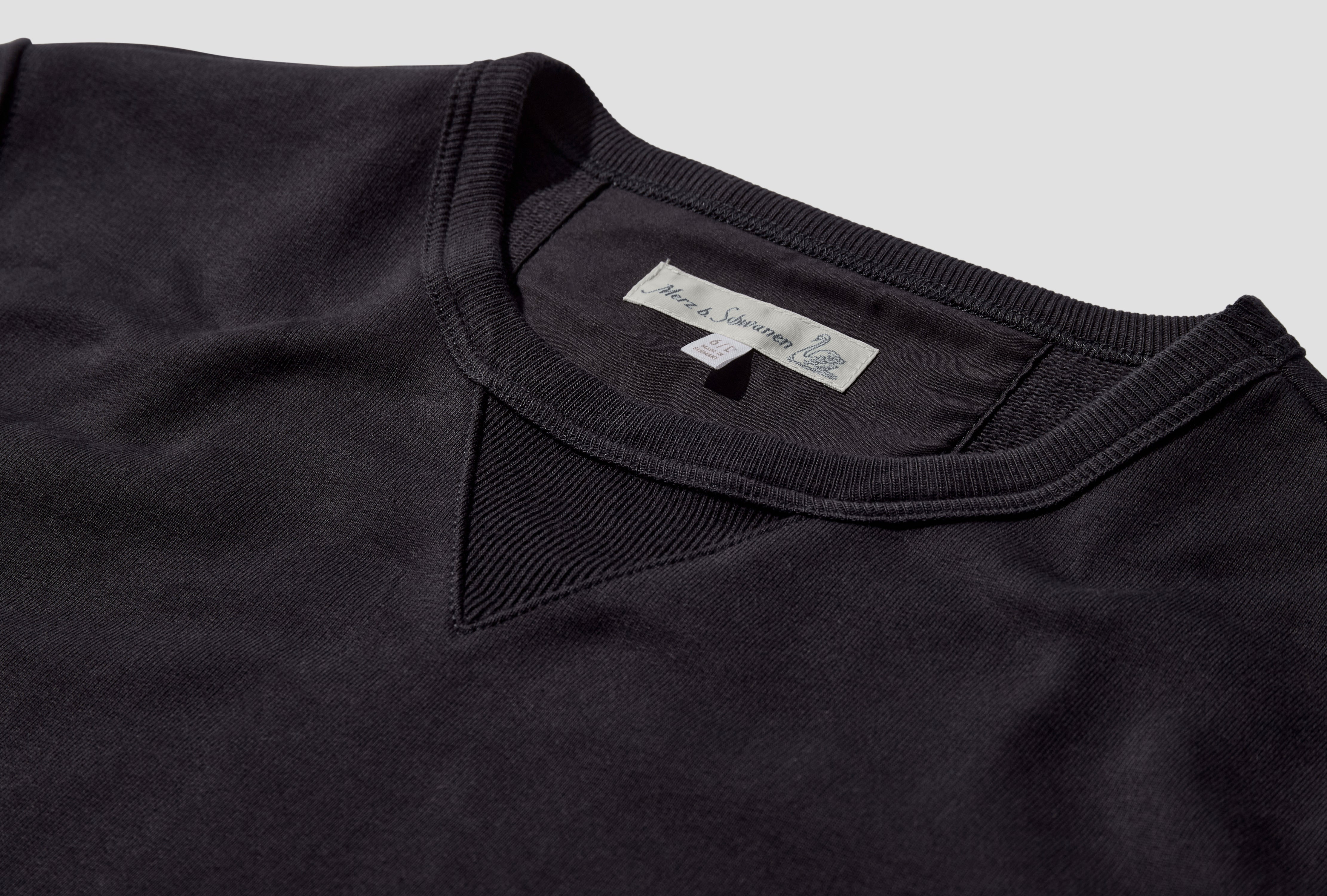 3S48 LOOPWHEELED HEAVYWEIGHT SWEATSHIRT - 14,8OZ/SQ.YD. - CLASSIC FIT Navy