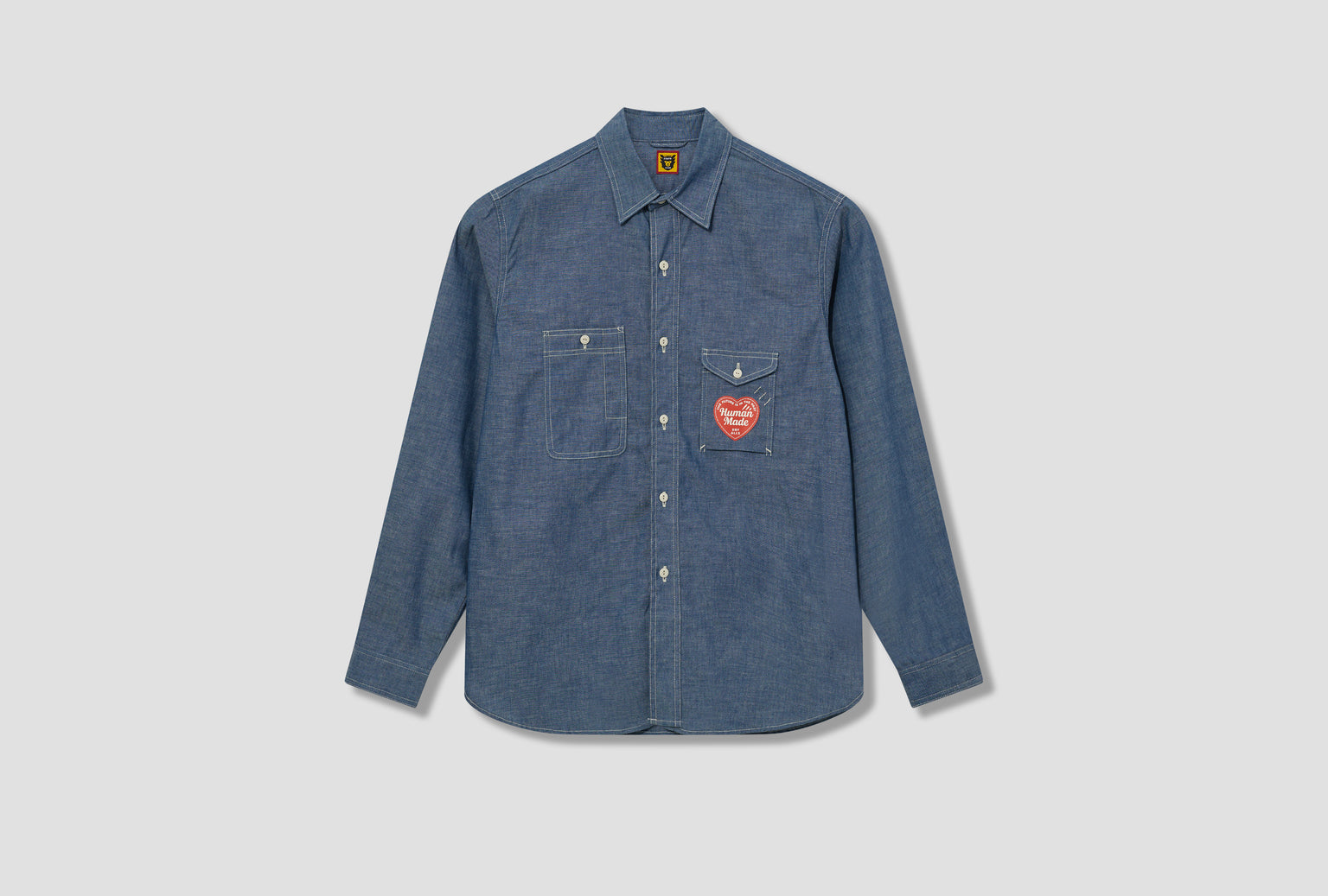 CHAMBRAY WORK SHIRT HM28SH004 Blue