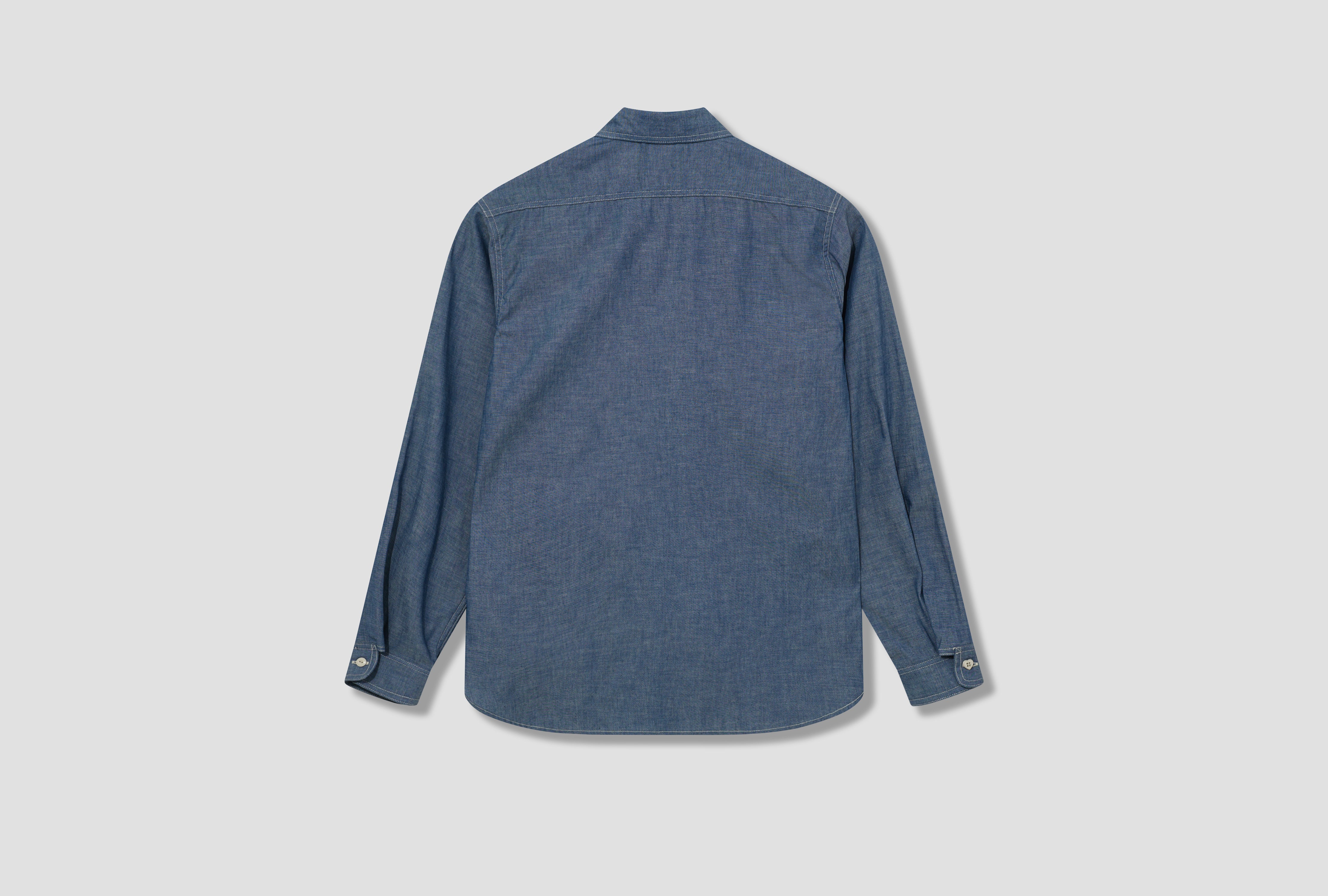 CHAMBRAY WORK SHIRT HM28SH004 Blue