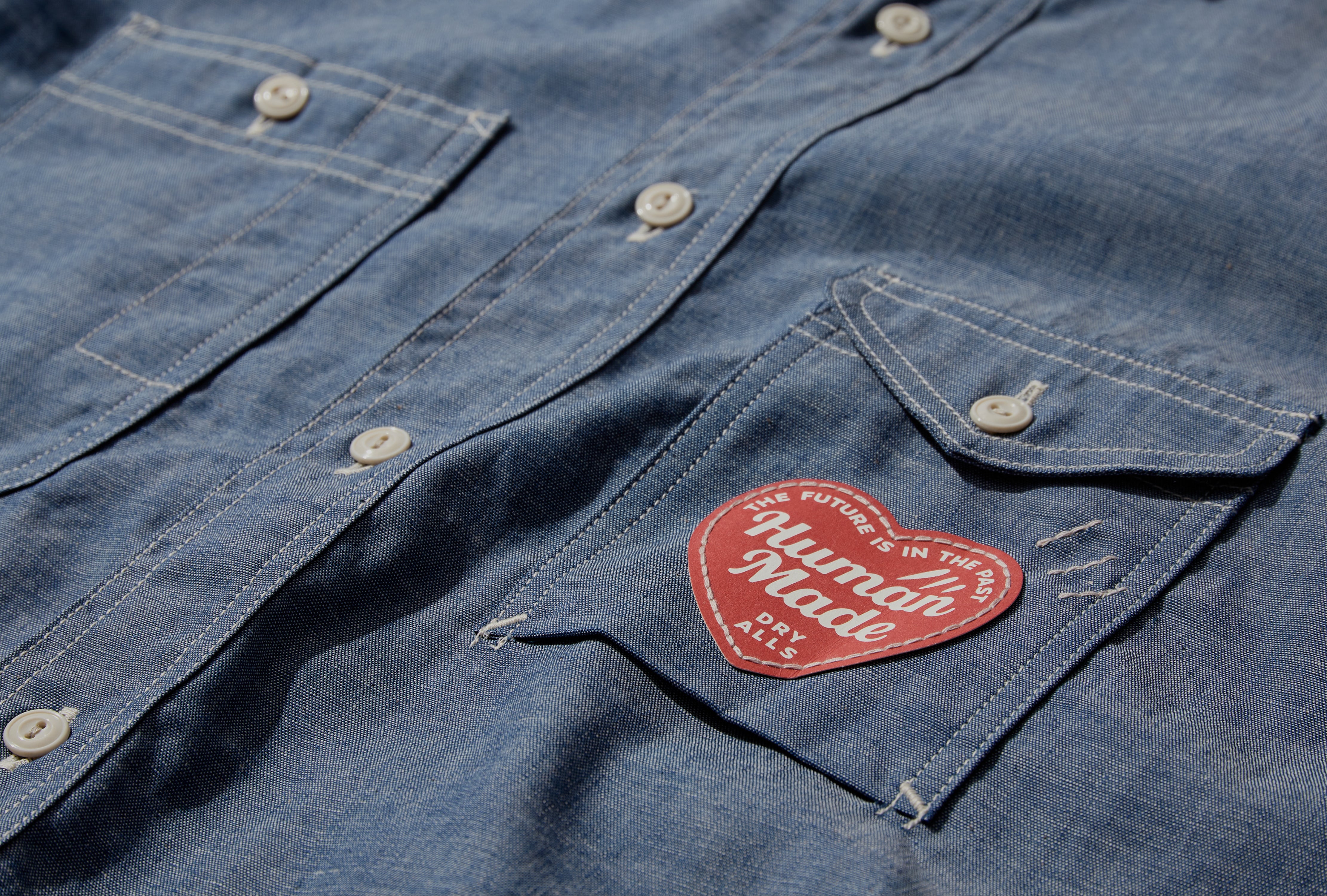 CHAMBRAY WORK SHIRT HM28SH004 Blue