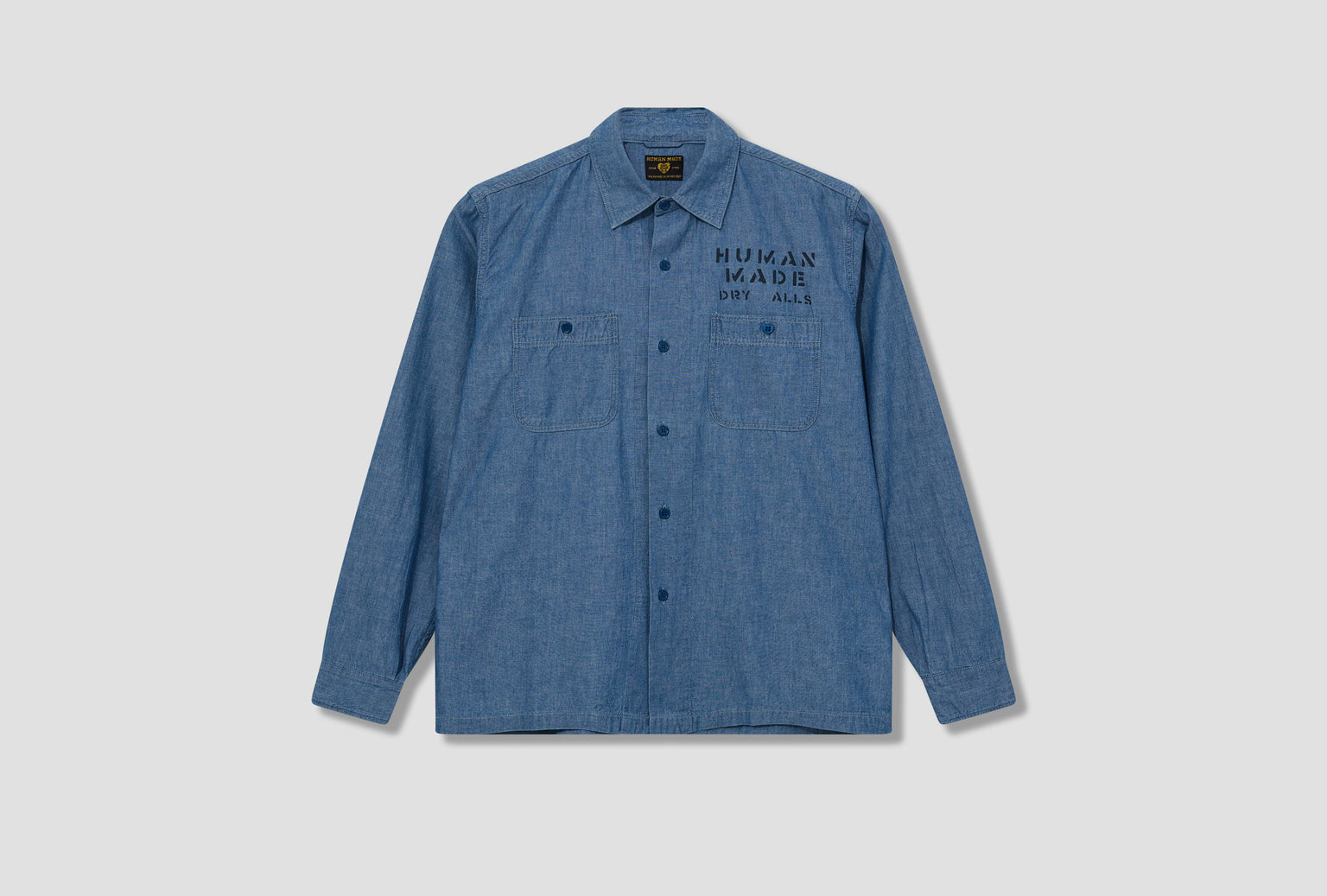 MILITARY CHAMBRAY SHIRT HM28SH001 Blue