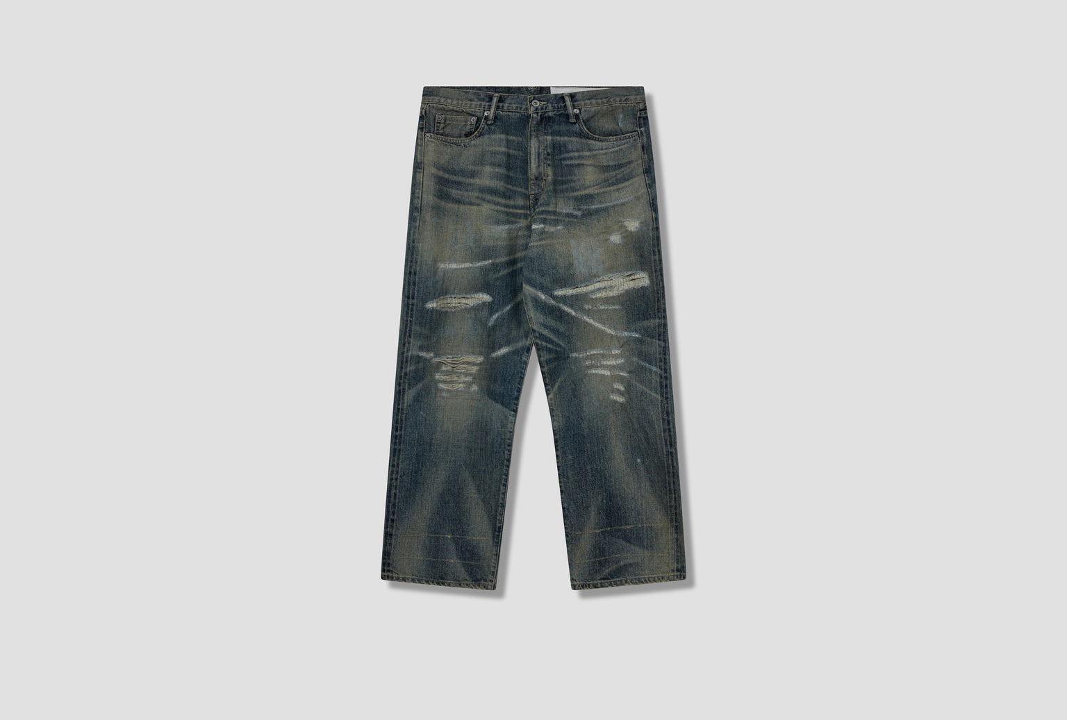 SAVAGE DENIM DP WIDE PANTS 242XBNH-PTM07 Blue