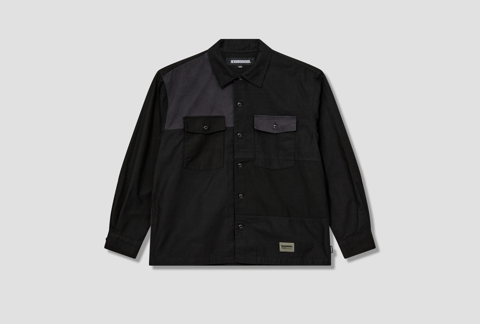 RM UTILITY SHIRT LS 242TSNH-SHM10 Black