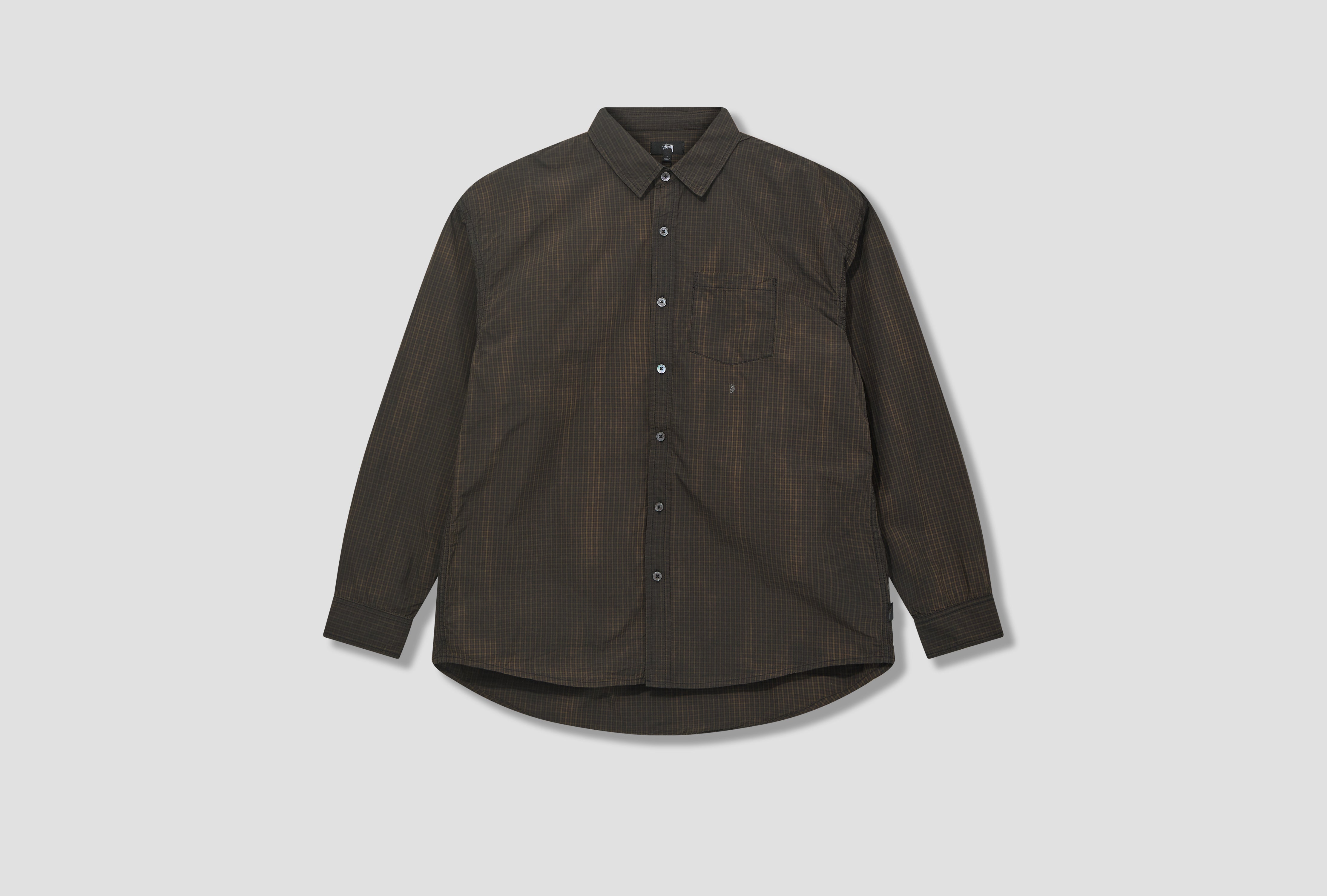 CLASSIC LS SHIRT SPRAYED 1110345 Brown